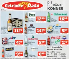 Entdecke - Getränke Oase: Getränkeangebote ab 28.12.2025 gültig Entdecke - Getränke Oase: Getränkeangebote ab 28.12.2025 gültig