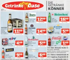 Entdecke - Getränke Oase: Getränkeangebote ab 28.12.2025 gültig Entdecke - Getränke Oase: Getränkeangebote ab 28.12.2025 gültig