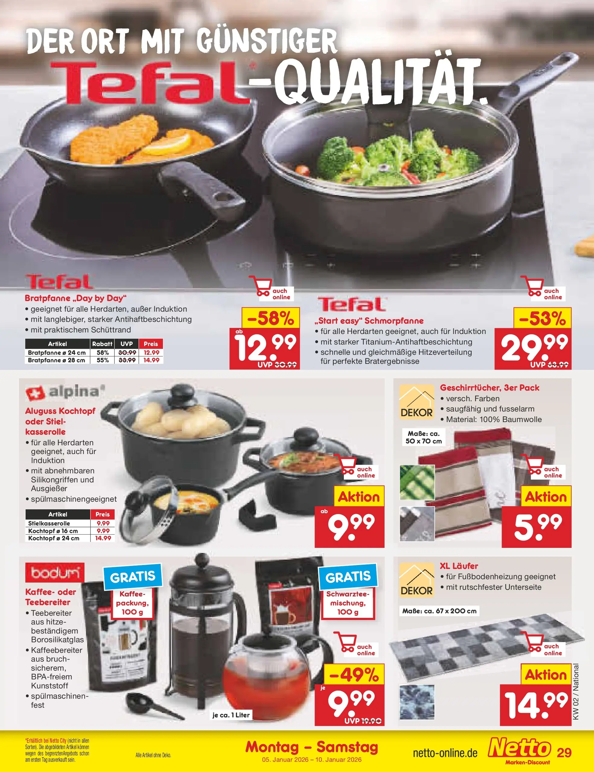 Netto Marken-Discount prospekt Mannheim	 (ab 04.01.2026) » Angebote | Seite: 29 | Produkte: Kaffee