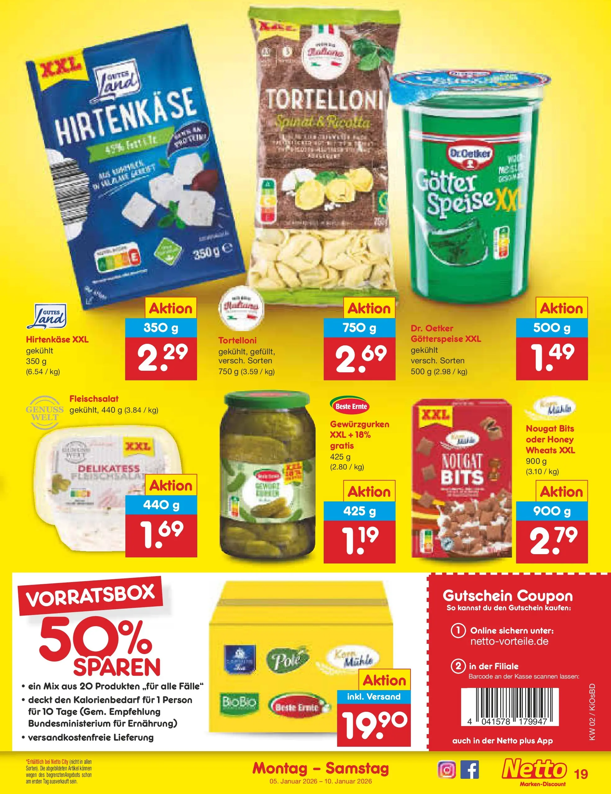 Netto Marken-Discount prospekt Mistelbach	 (ab 04.01.2026) » Angebote | Seite: 19