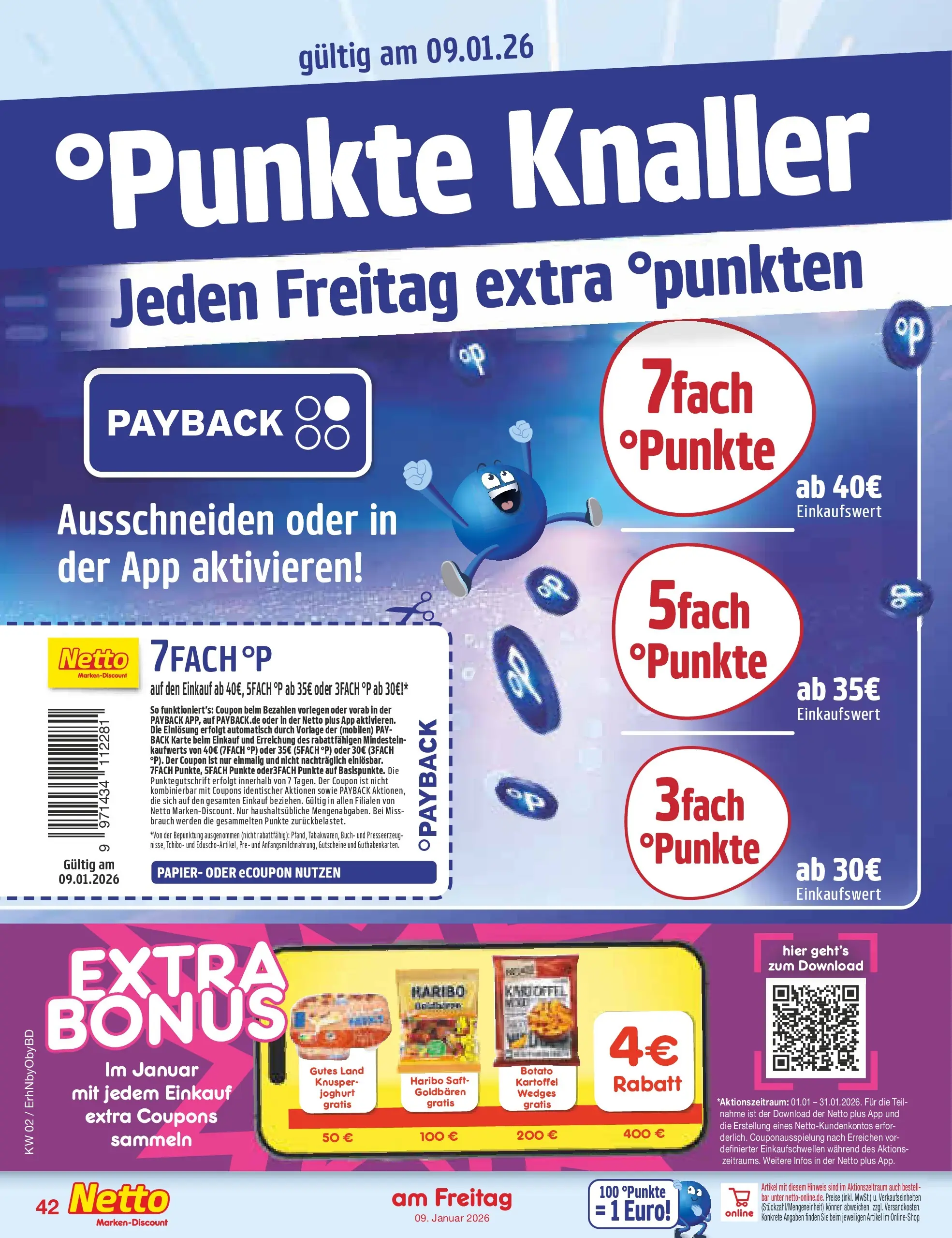 Netto Marken-Discount prospekt Ergolding	 (ab 04.01.2026) » Angebote | Seite: 46 | Produkte: Haribo, Joghurt, Saft