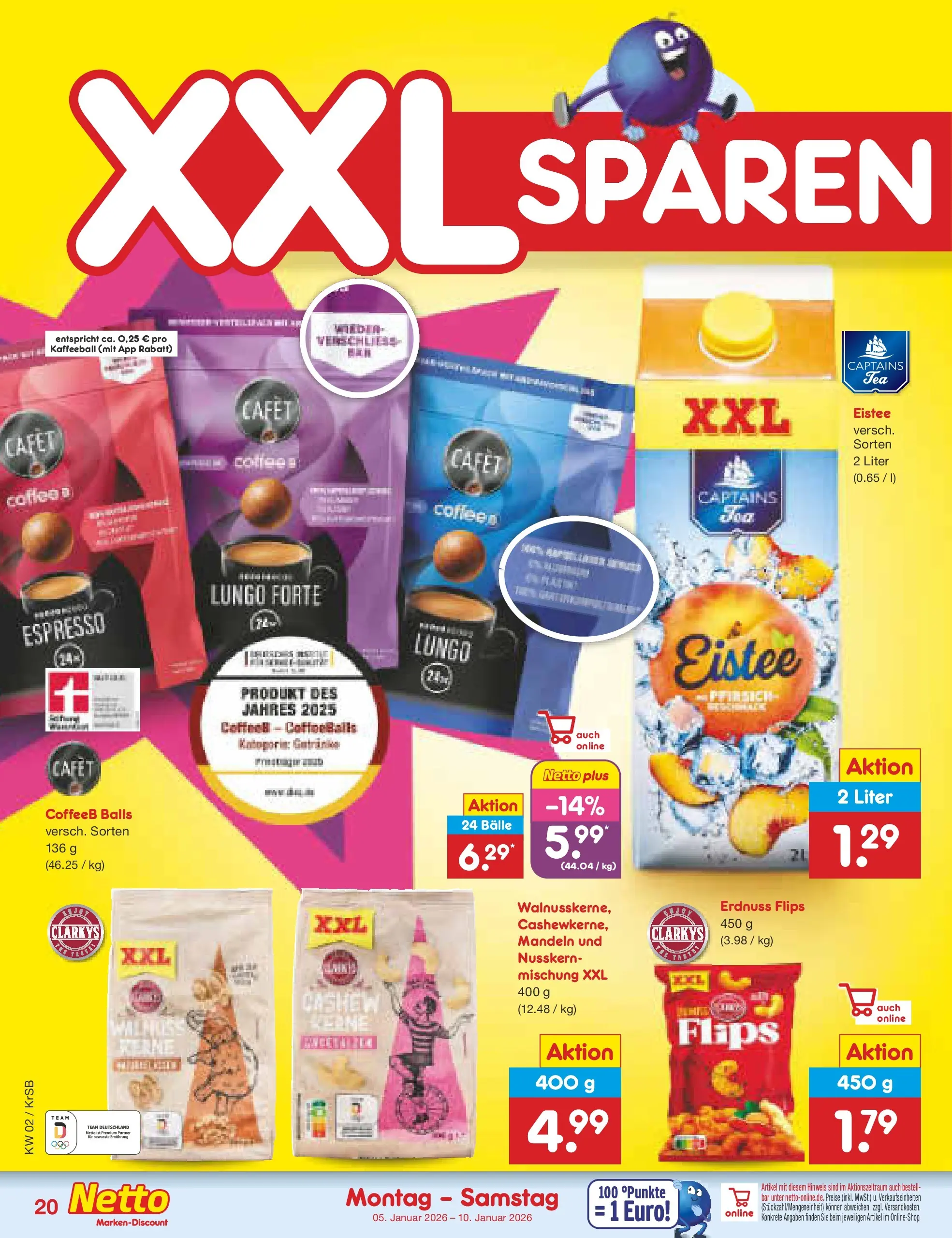 Netto Marken-Discount prospekt Jüchen	 (ab 04.01.2026) » Angebote | Seite: 20 | Produkte: Mandeln