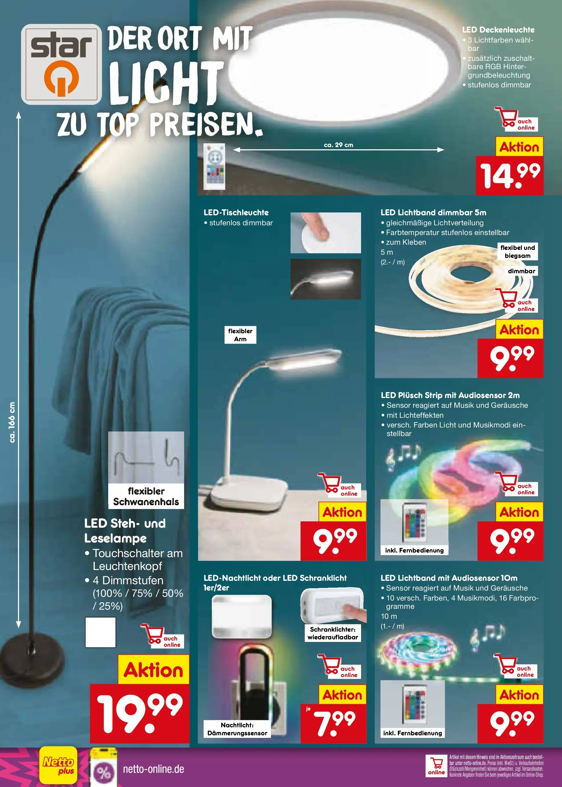 Netto Marken-Discount prospekt Jüchen	 (ab 04.01.2026) » Angebote | Seite: 32 | Produkte: Top, Nachtlicht