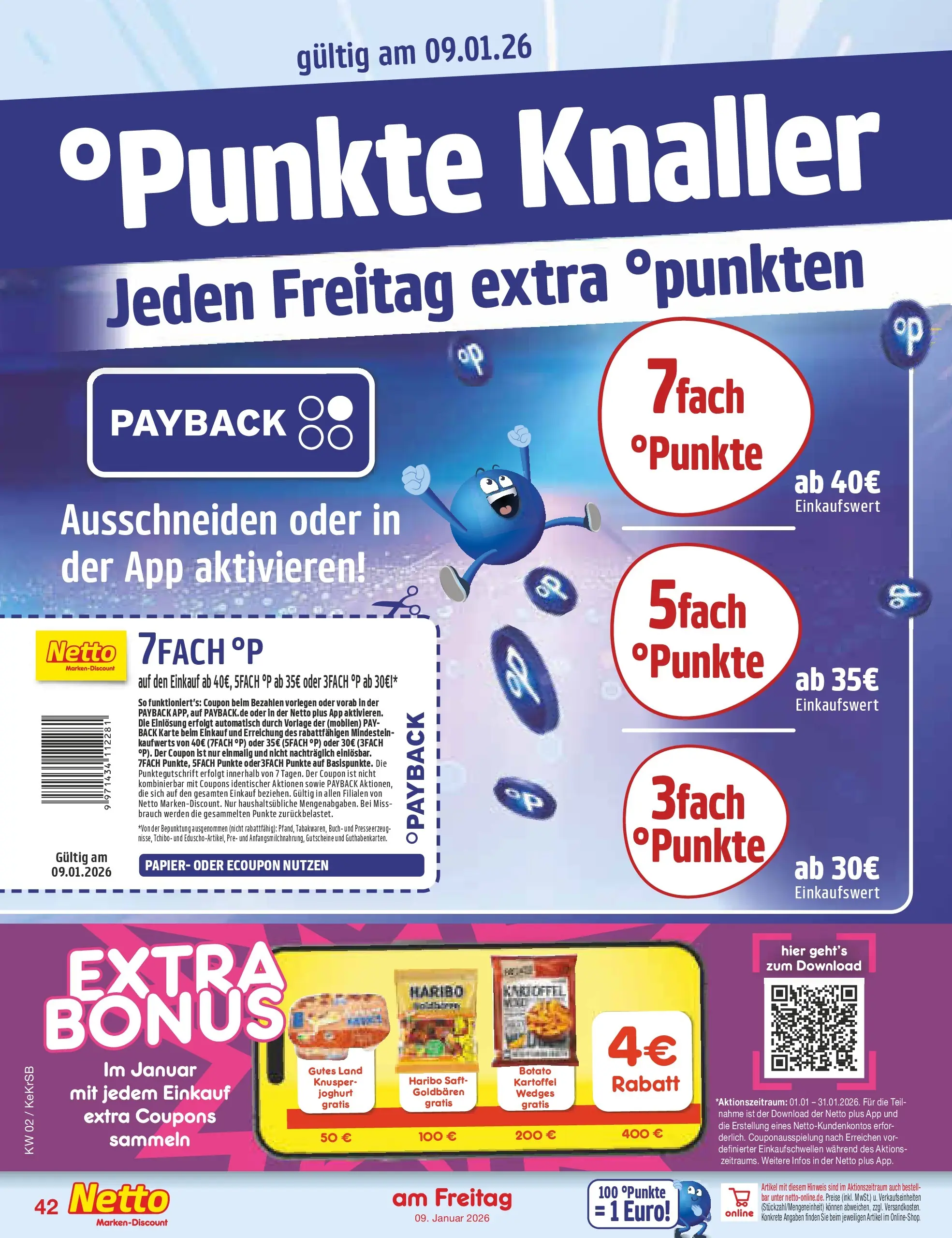 Netto Marken-Discount prospekt Jüchen	 (ab 04.01.2026) » Angebote | Seite: 46 | Produkte: Haribo, Joghurt, Saft