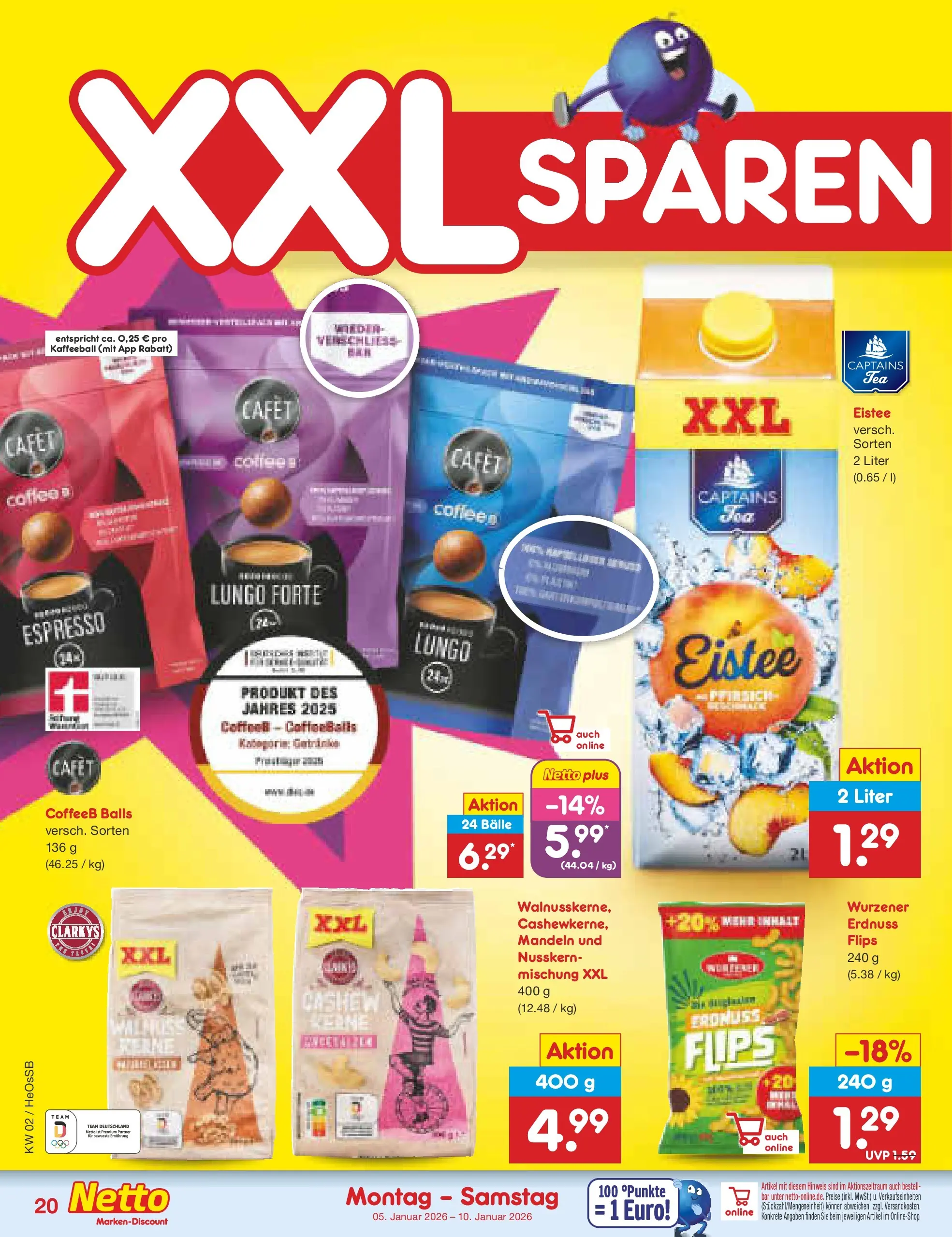 Netto Marken-Discount prospekt Kröpelin	 (ab 04.01.2026) » Angebote | Seite: 20 | Produkte: Mandeln