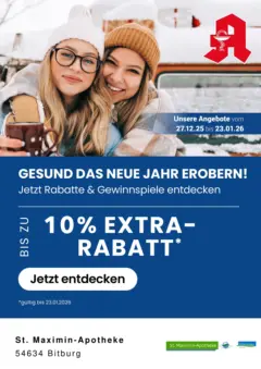 Entdecke - Tolle Gewinnspiele und Angebote zum neuen Jahr! ab 28.12.2025 gültig Entdecke - Tolle Gewinnspiele und Angebote zum neuen Jahr! ab 28.12.2025 gültig