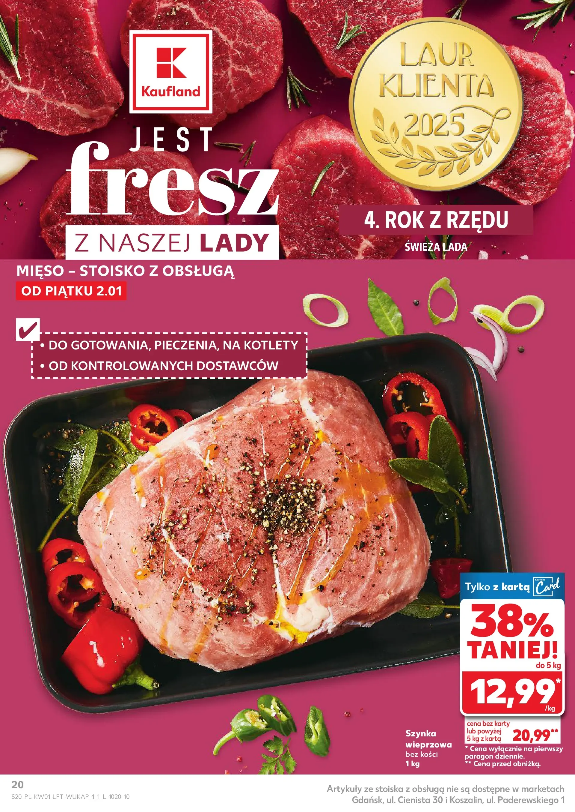 Kaufland - Kaufland Food ważne do 07.01 od 01.01.2026 - od jutra PDF | Strona: 20