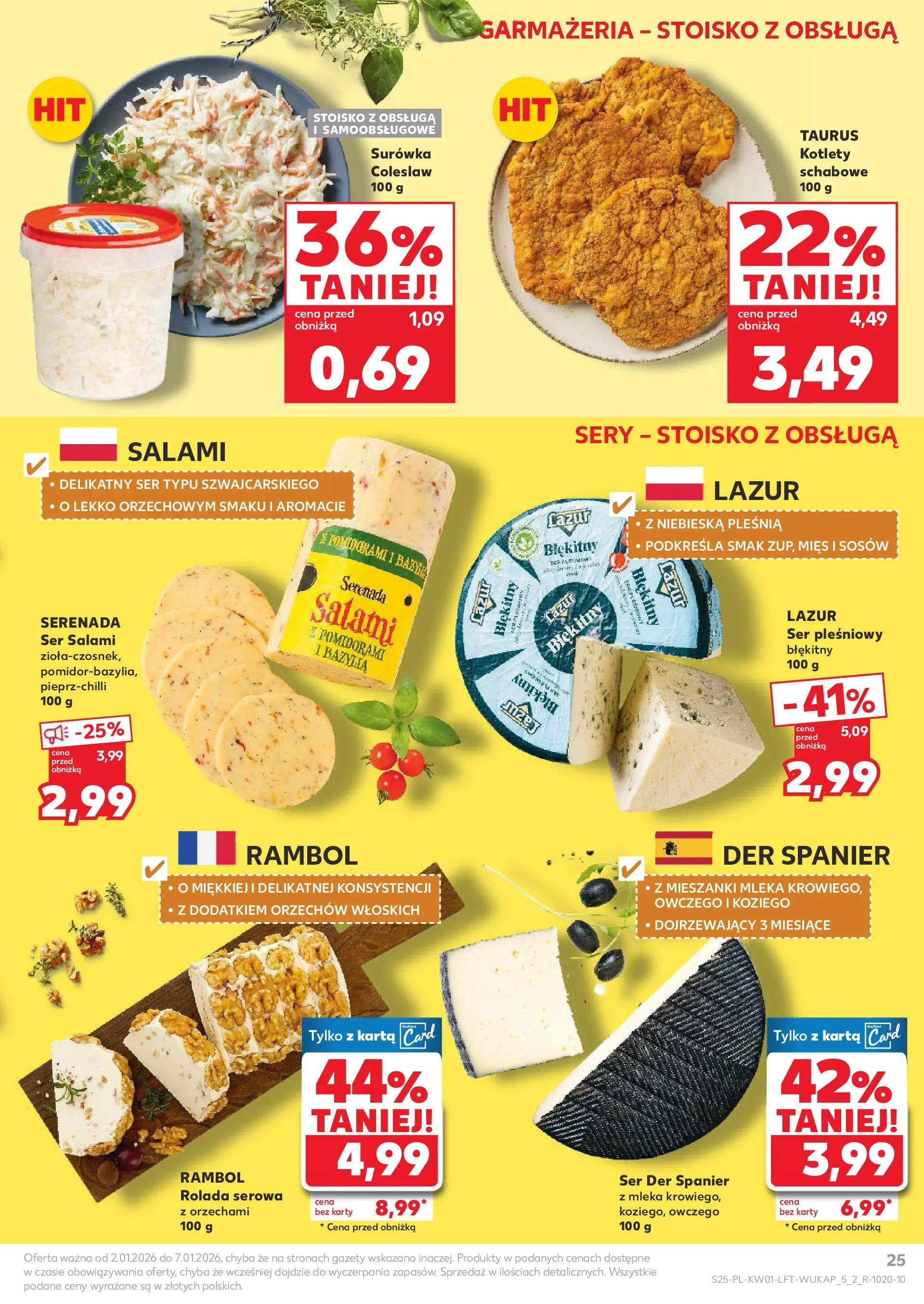 Kaufland - Kaufland Food ważne do 07.01 od 01.01.2026 - od jutra PDF | Strona: 25