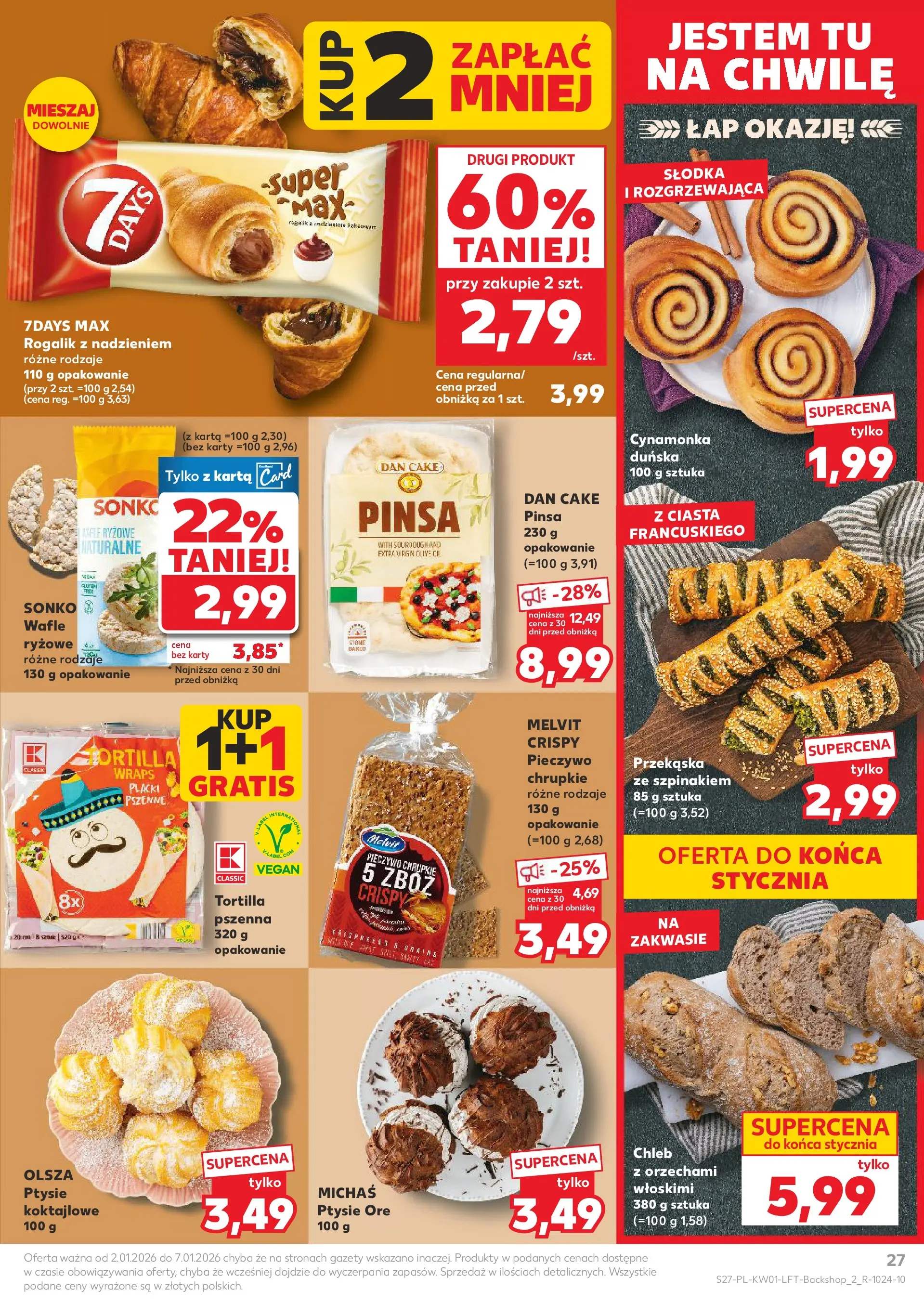 Kaufland - Kaufland Food ważne do 07.01 od 01.01.2026 - od jutra PDF | Strona: 27