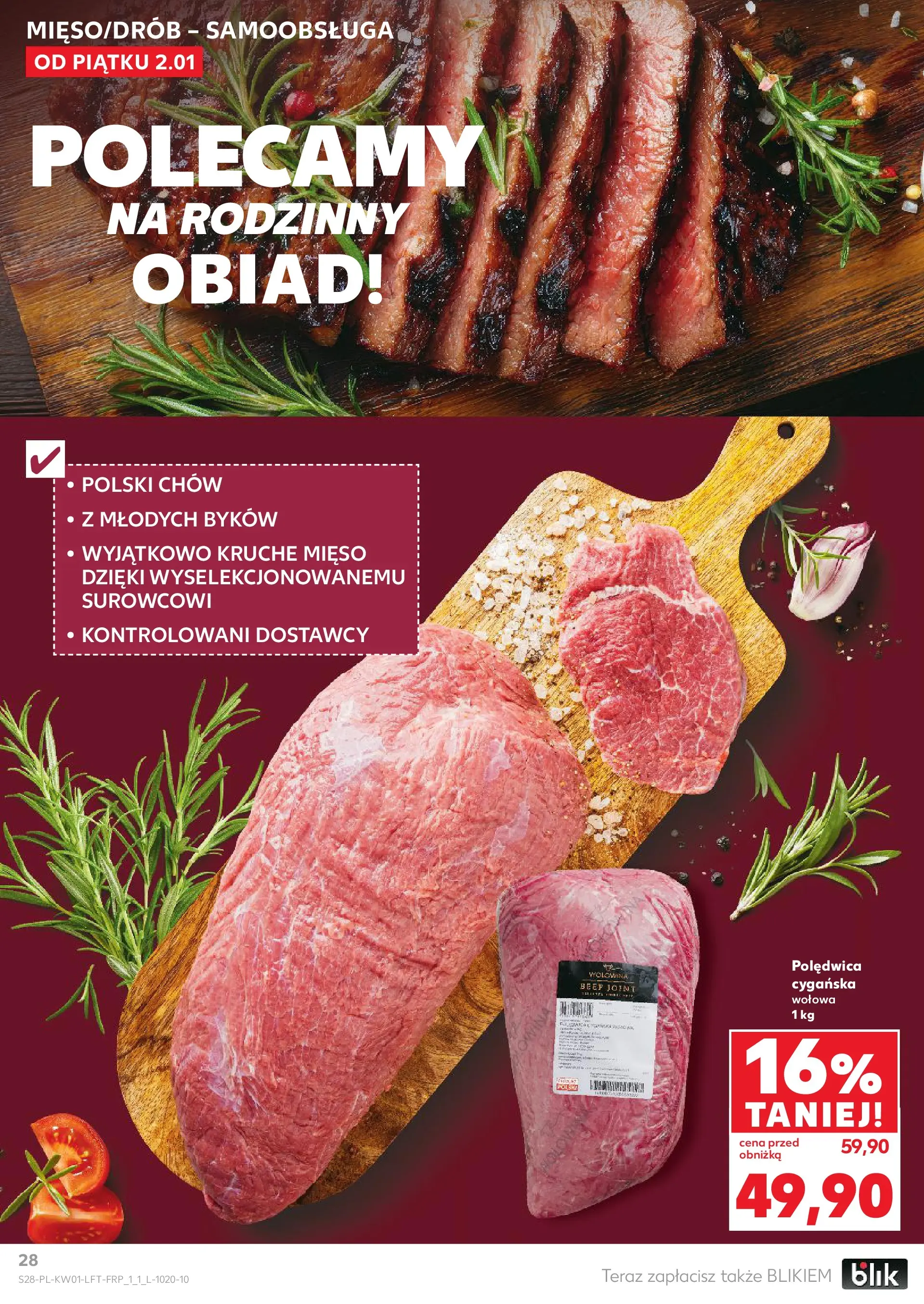Kaufland - Kaufland Food ważne do 07.01 od 01.01.2026 - od jutra PDF | Strona: 28