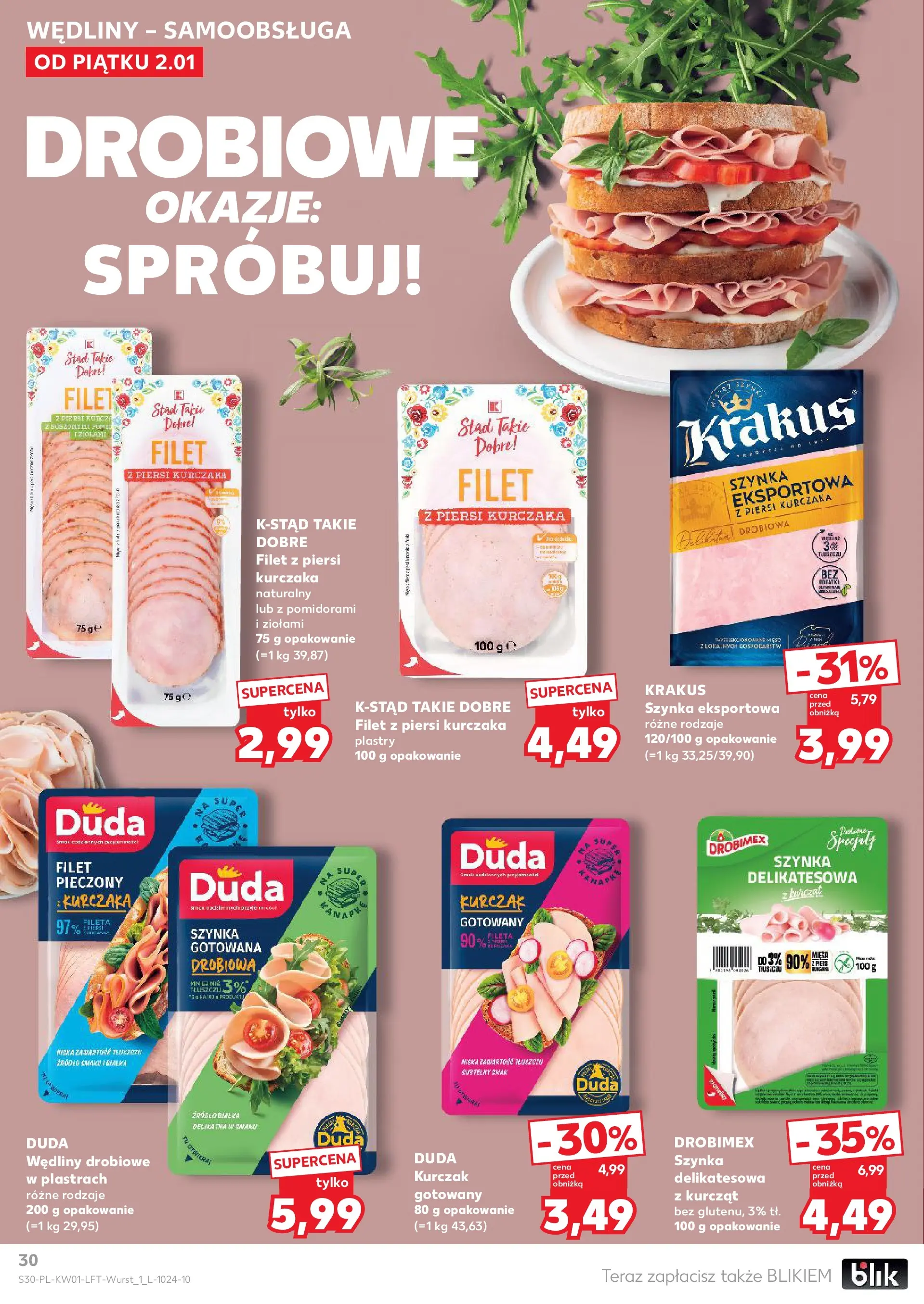 Kaufland - Kaufland Food ważne do 07.01 od 01.01.2026 - od jutra PDF | Strona: 30