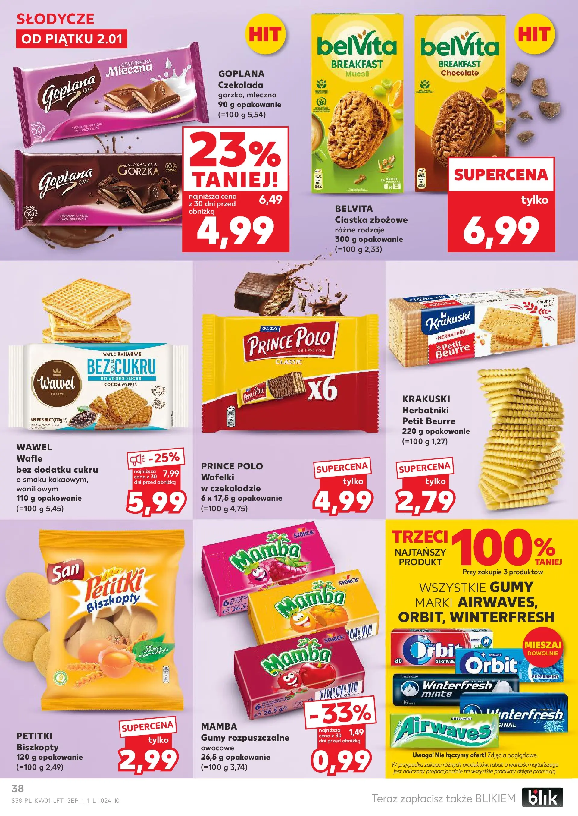 Kaufland - Kaufland Food ważne do 07.01 od 01.01.2026 - od jutra PDF | Strona: 38