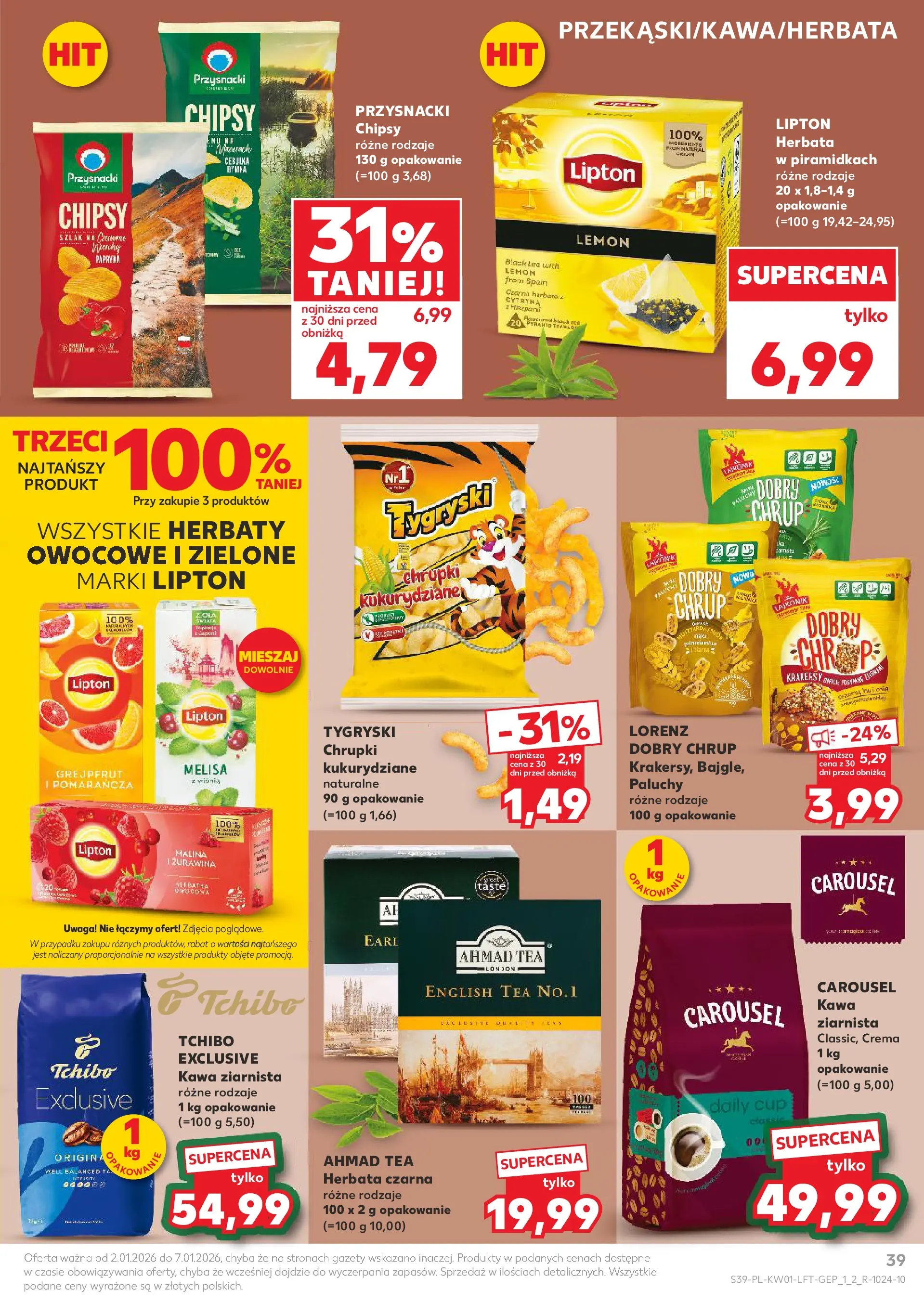 Kaufland - Kaufland Food ważne do 07.01 od 01.01.2026 - od jutra PDF | Strona: 39