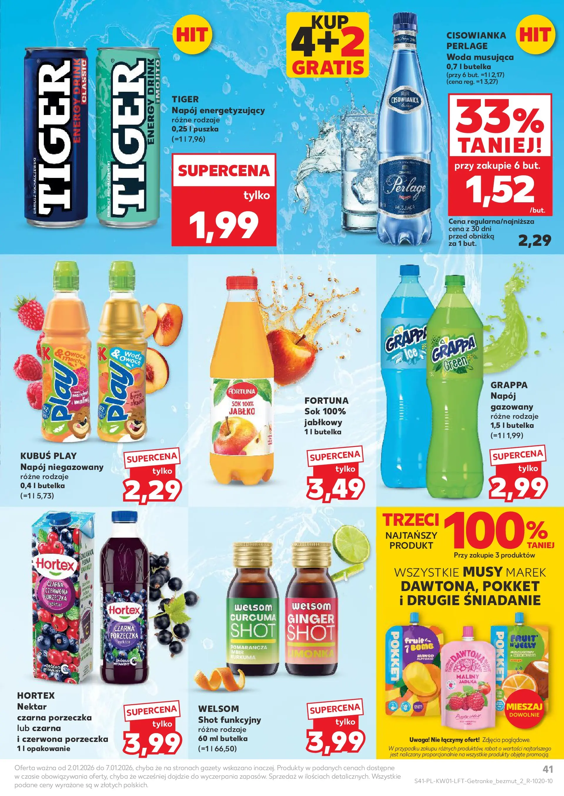 Kaufland - Kaufland Food ważne do 07.01 od 01.01.2026 - od jutra PDF | Strona: 41