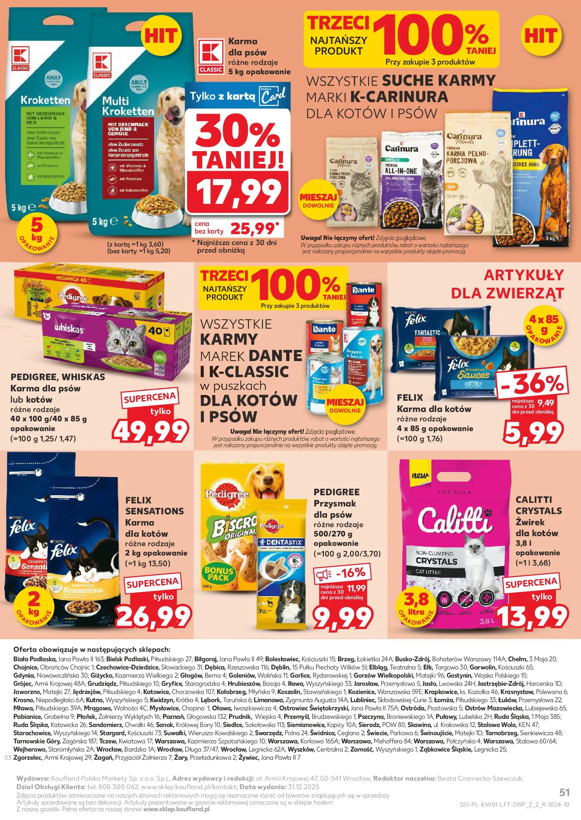 Kaufland - Kaufland Food ważne do 07.01 od 01.01.2026 - od jutra PDF | Strona: 51