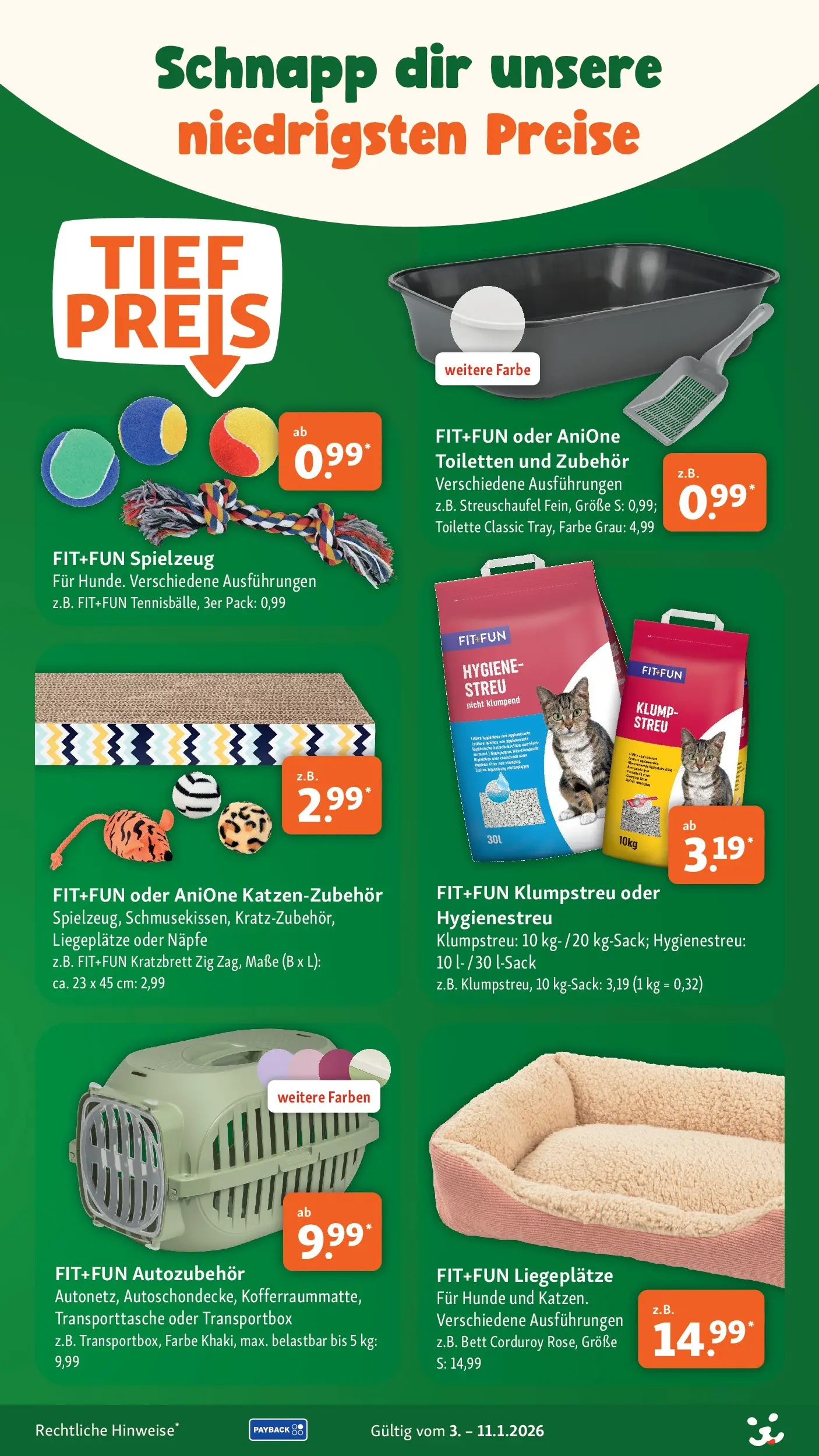 Fressnapf - Fressnapf: Hol dir diese Woche deinen Friends Preis (ab 02.01.2026) zum Blättern | Seite: 13 | Produkte: Bett, Toilette