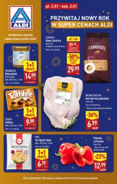 Pogląd oferty "Aldi Gazetka - Nowy rok w super cenach" - ważna od 02.01.2026