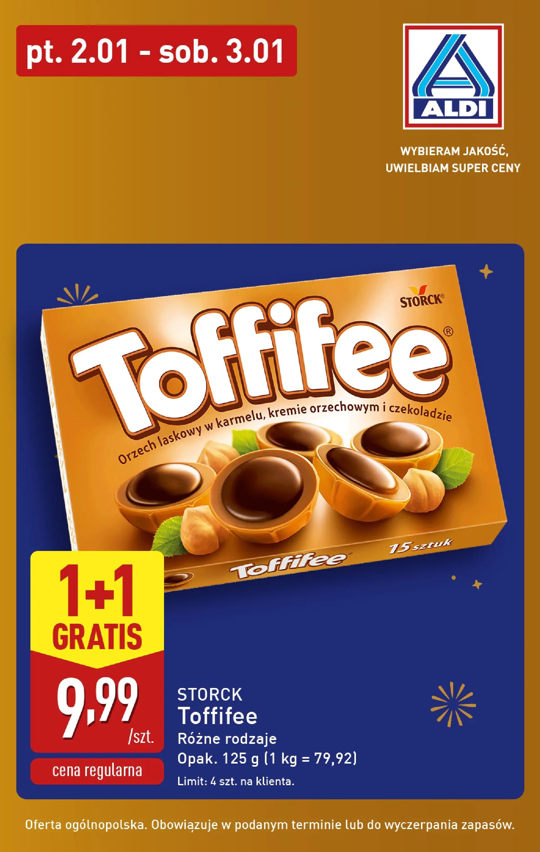 Aldi - Nowy rok w super cenach w ALDI od 01.01.2026 - Ulotka PDF, promocje | Strona: 7 | Produkty: Toffifee