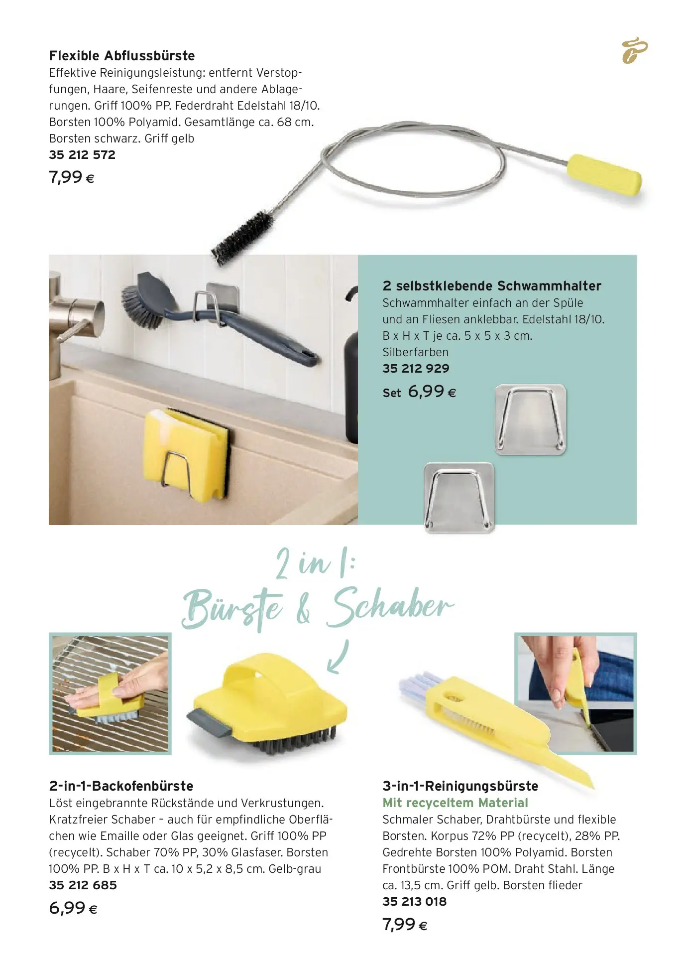 Tchibo Eduscho Tchibo Magazin von 14.01.2026 - Aktuelle Angebote | Seite: 8 | Produkte: Bürste