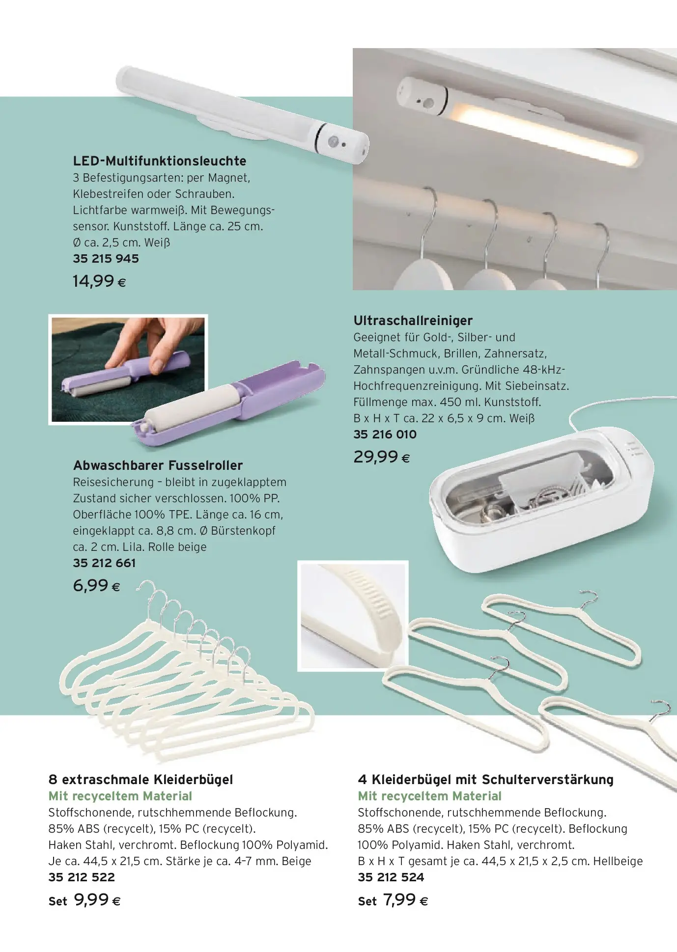 Tchibo Eduscho Tchibo Magazin von 14.01.2026 - Aktuelle Angebote | Seite: 25 | Produkte: PC, Kleiderbügel