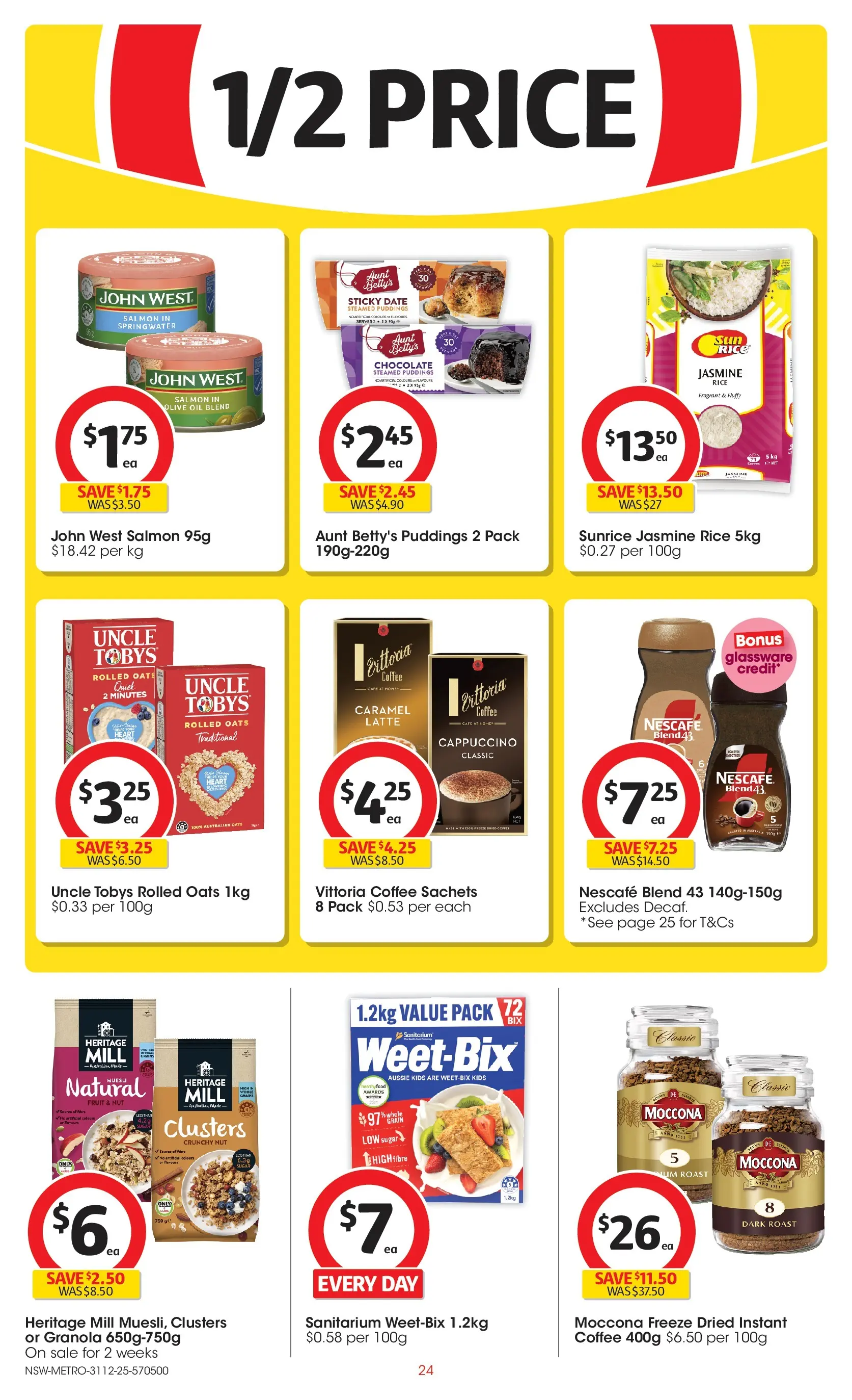 ﻿Coles catalogue valid from 30/12/2025 > Online Australia | Page: 24 | Products: Oil, Olive oil, Sugar, Nescafe