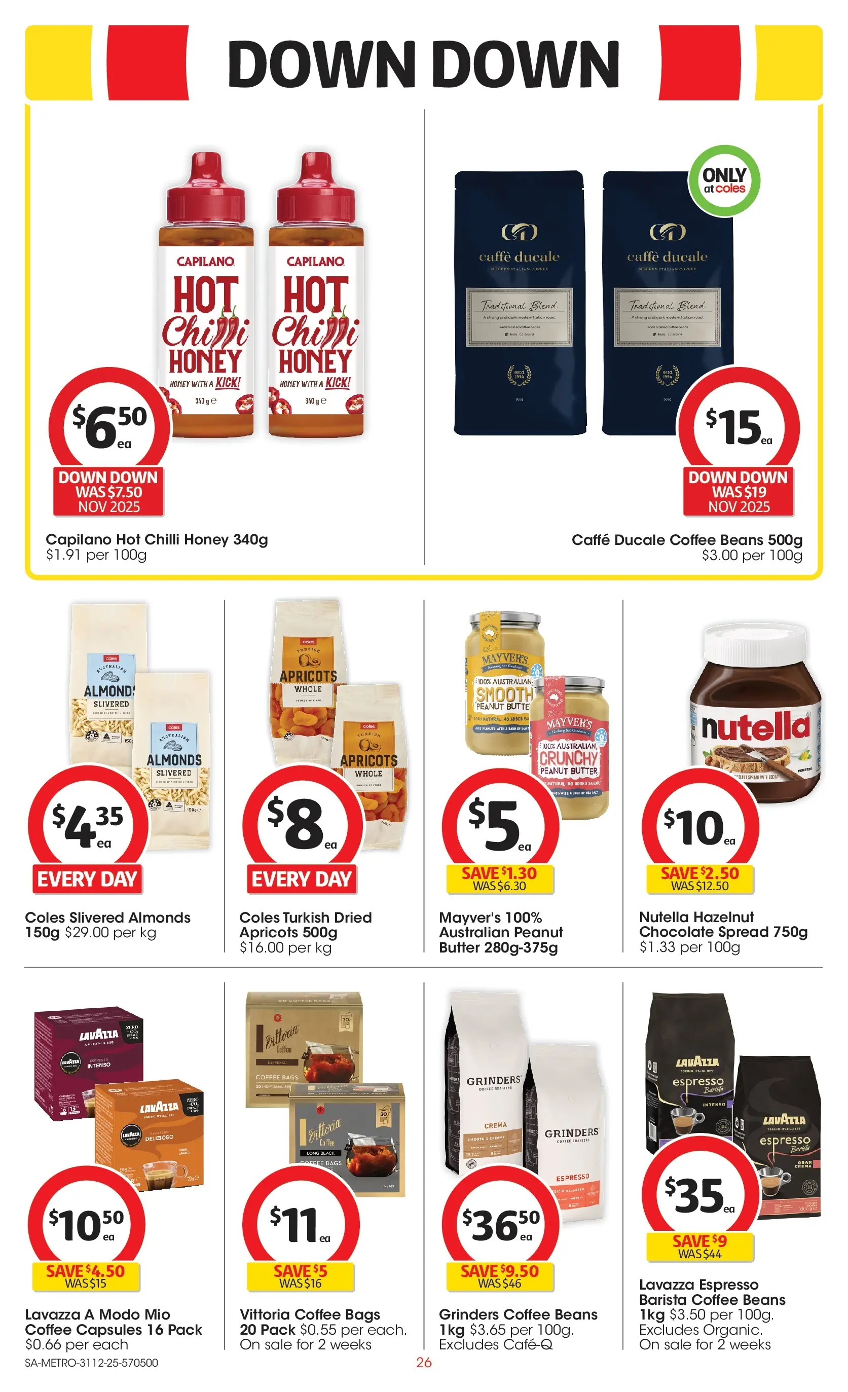 ﻿Coles catalogue valid from 31/12/2025 > Online Australia | Page: 26 | Products: Plant, Cheese, Sugar, Accessories