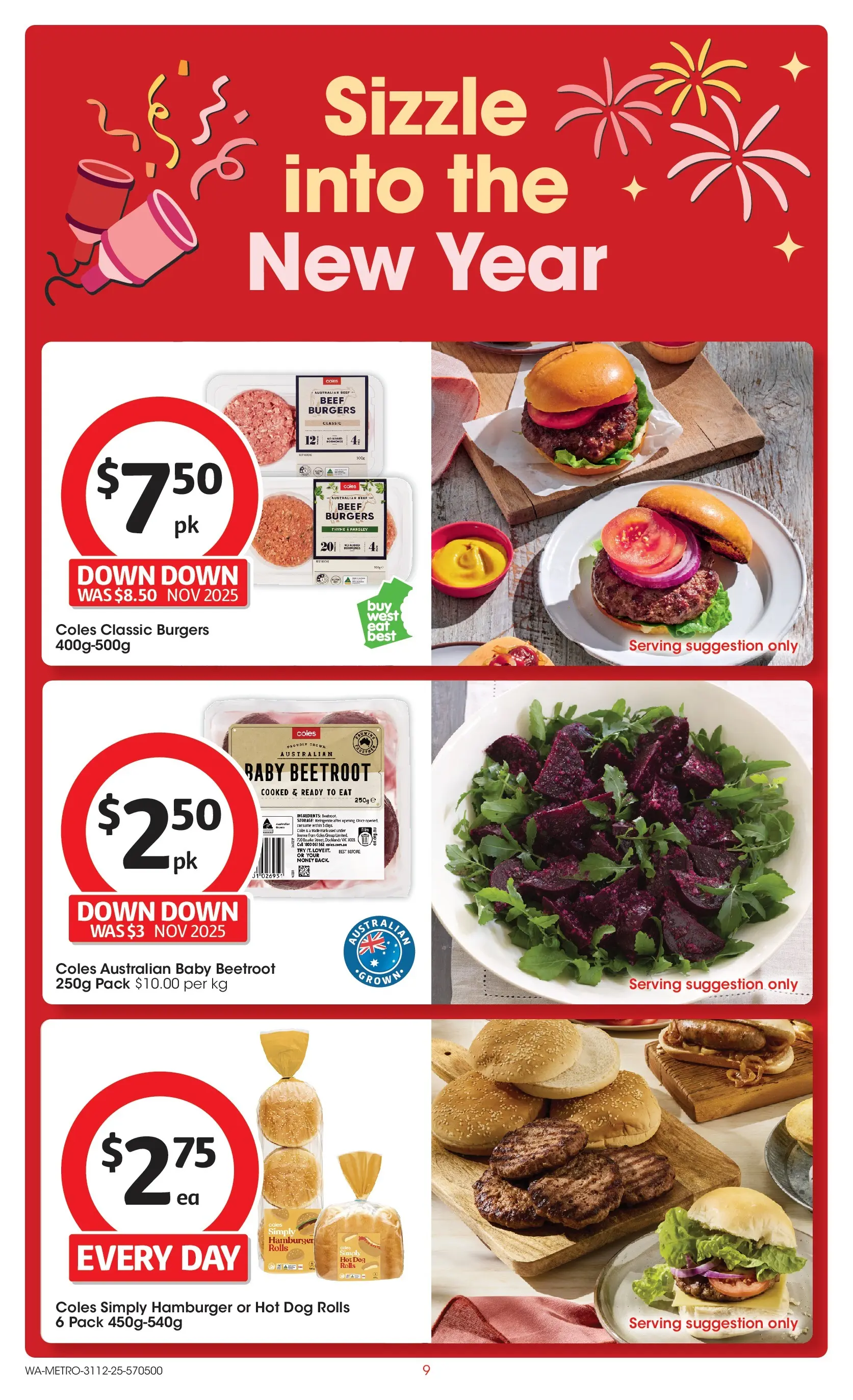 ﻿Coles catalogue valid from 31/12/2025 > Online Australia | Page: 9 | Products: Milk, Dairy, Scotch, Vinegar
