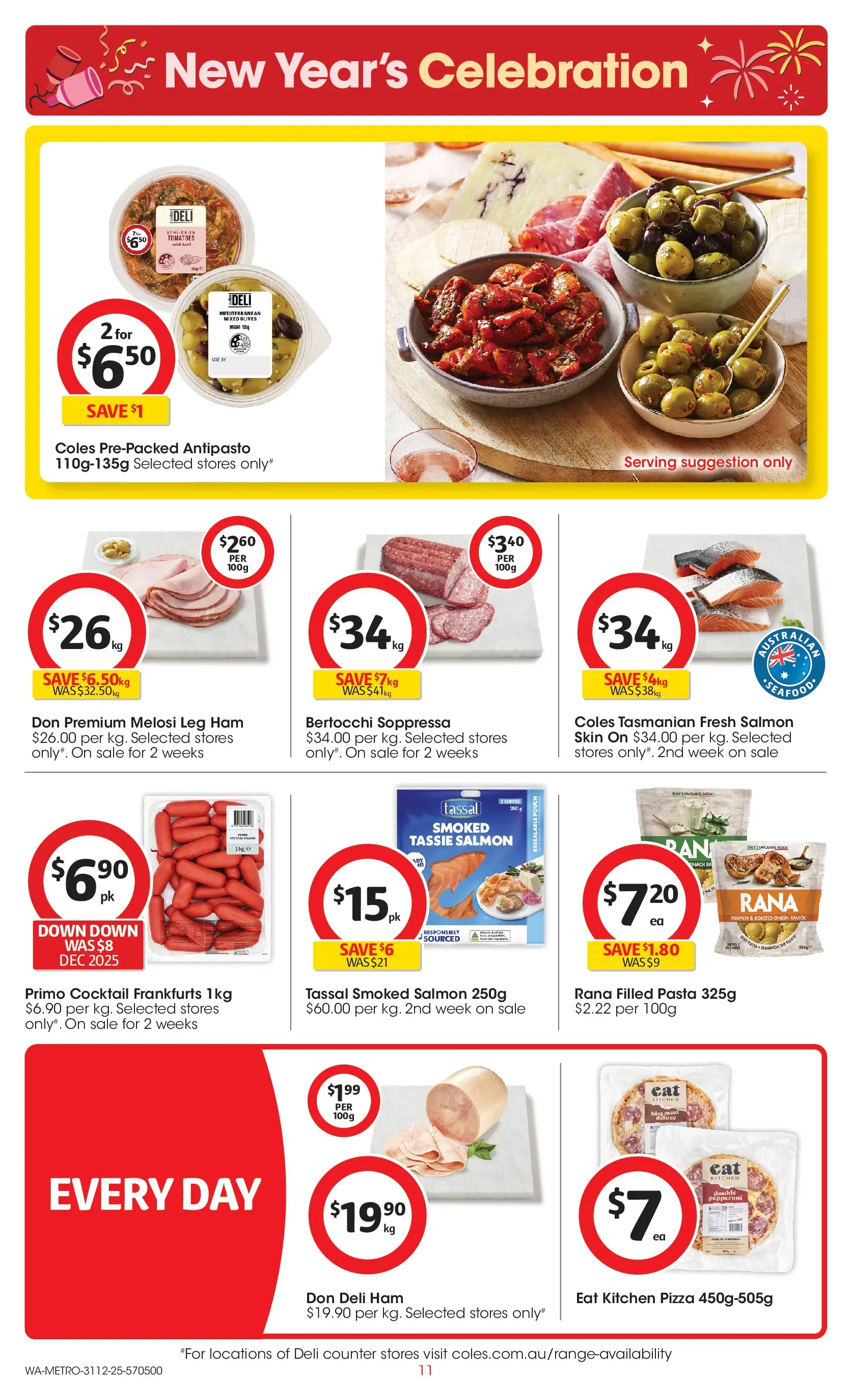 ﻿Coles catalogue valid from 31/12/2025 > Online Australia | Page: 11 | Products: Herb, Chicken, Salad, Mayonnaise