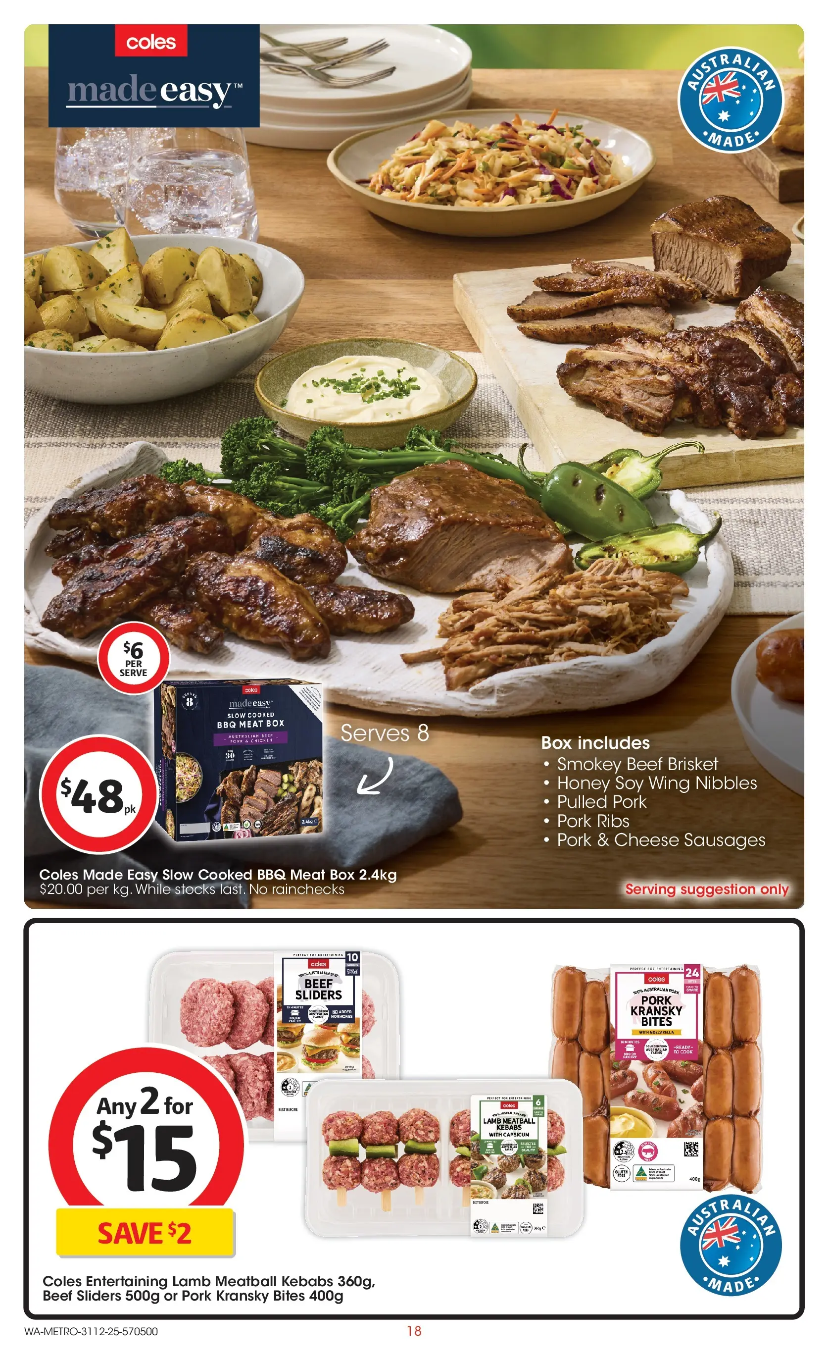 ﻿Coles catalogue valid from 31/12/2025 > Online Australia | Page: 18 | Products: Box, Socks, Notebook