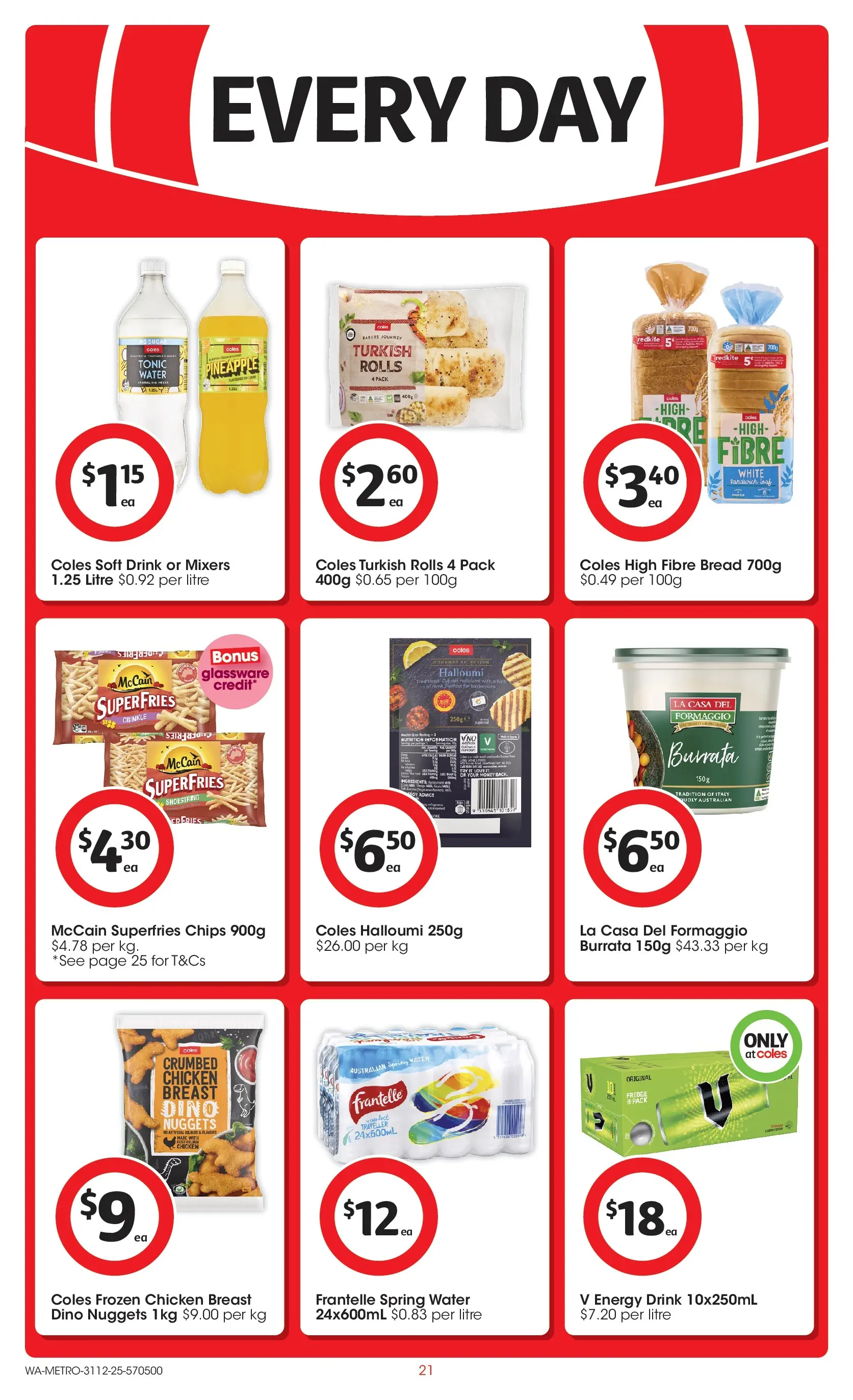 ﻿Coles catalogue valid from 31/12/2025 > Online Australia | Page: 21 | Products: Chocolate, Bakery