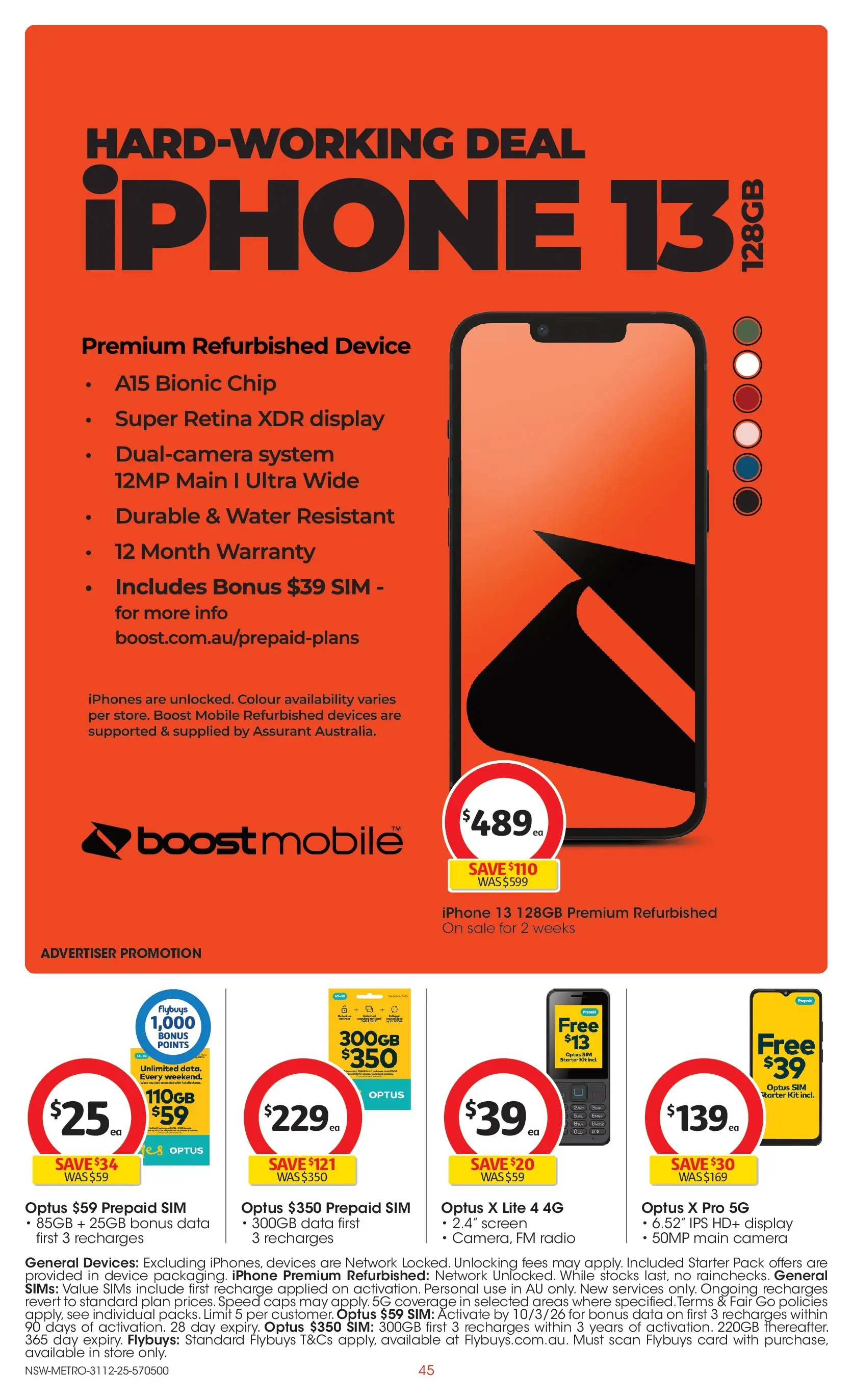 ﻿Coles catalogue valid from 30/12/2025 > Online Australia | Page: 45 | Products: Device, Camera, Radio, Mobile