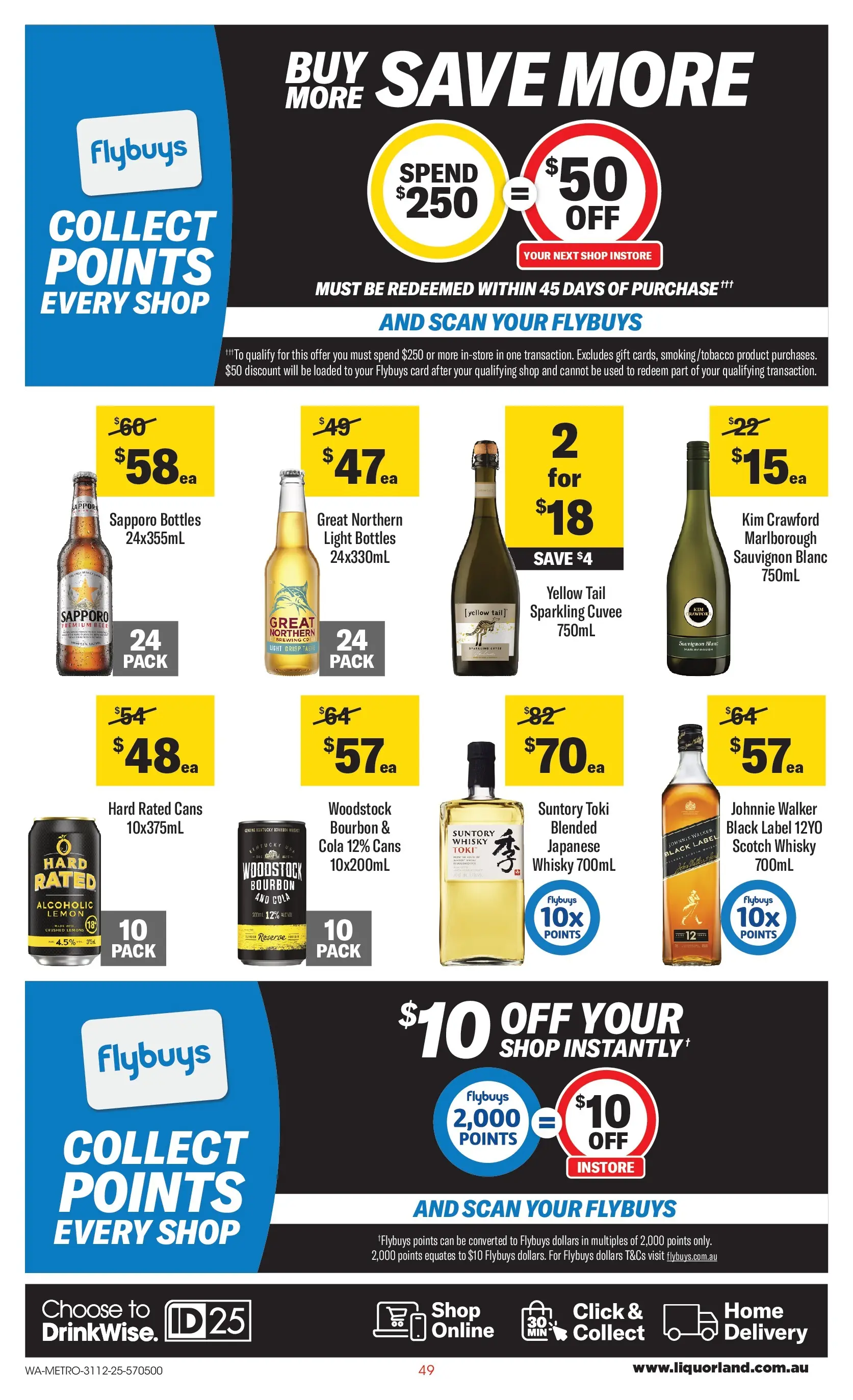 ﻿Coles catalogue valid from 31/12/2025 > Online Australia | Page: 49 | Products: Gin, Platforms, Passionfruit, Scotch