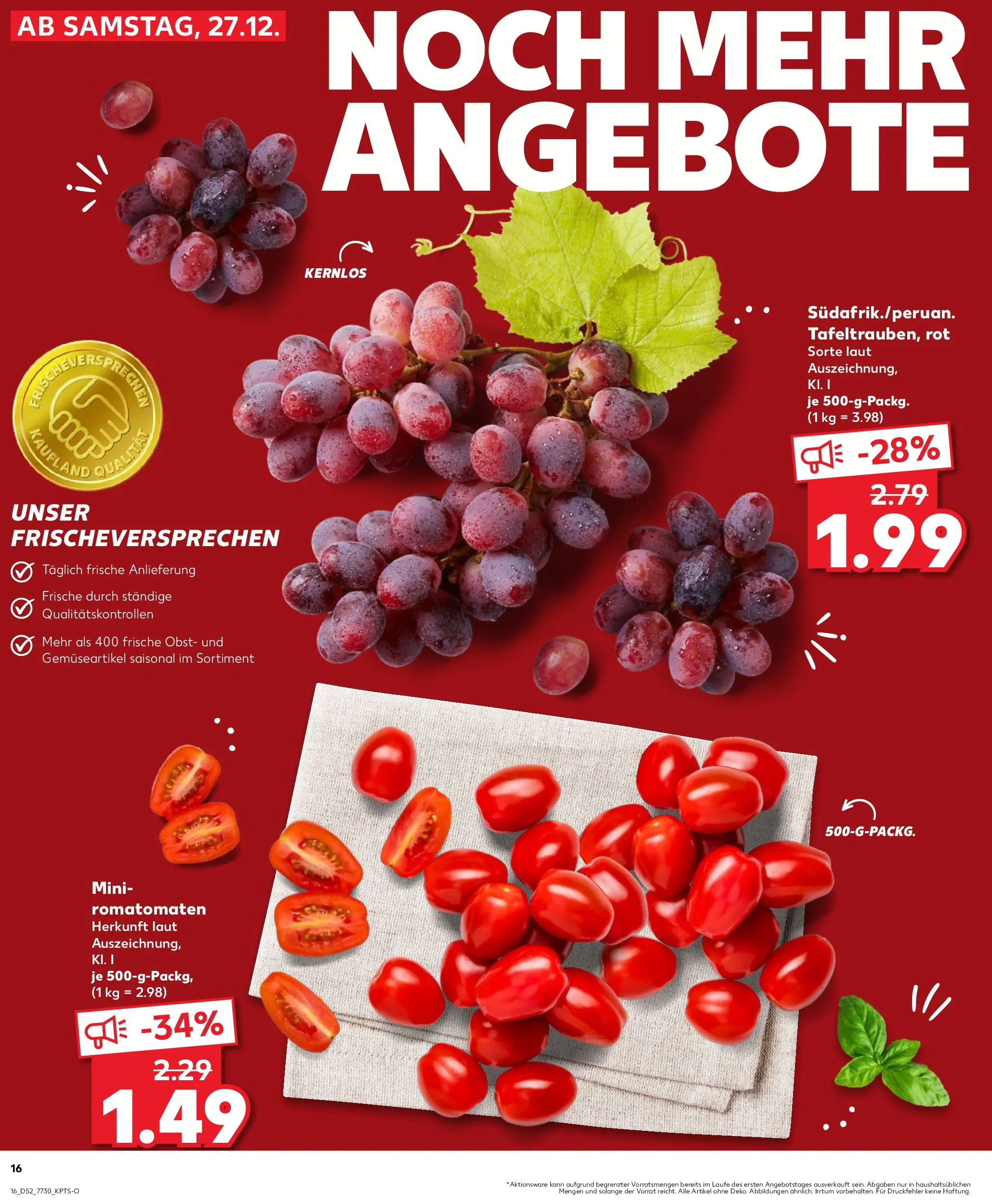 Prospekt Kaufland ab 28.12.2025 » Angebote Online zum Blättern | Seite: 16