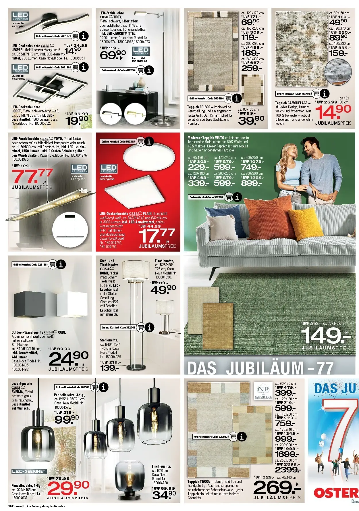 Ostermann - Möbel Ostermann: Neue Möbel wirken Wunder. (ab 02.01.2026) zum Blättern | Seite: 6 | Produkte: Teppich