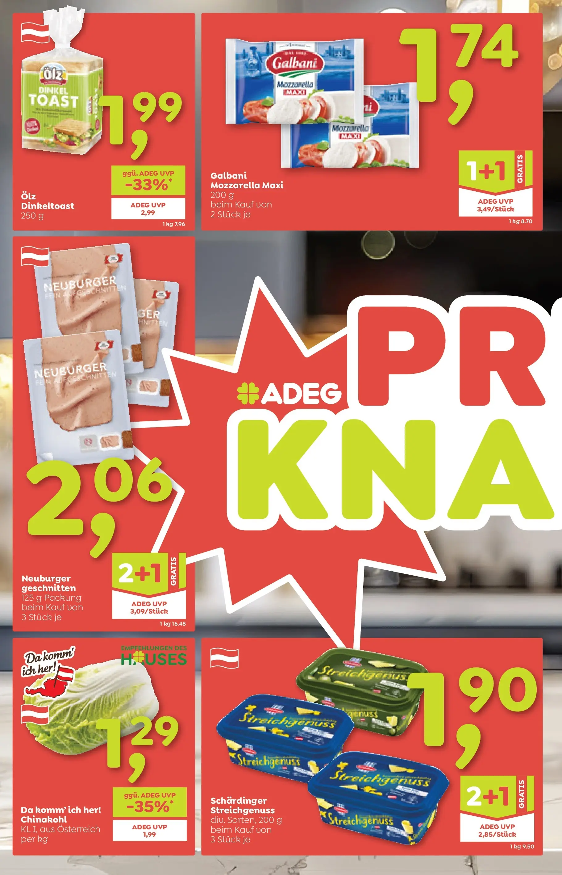 ADEG Weissenbach, Hermagor von 02.01.2026 - Aktuelle Angebote | Seite: 2 | Produkte: Chinakohl