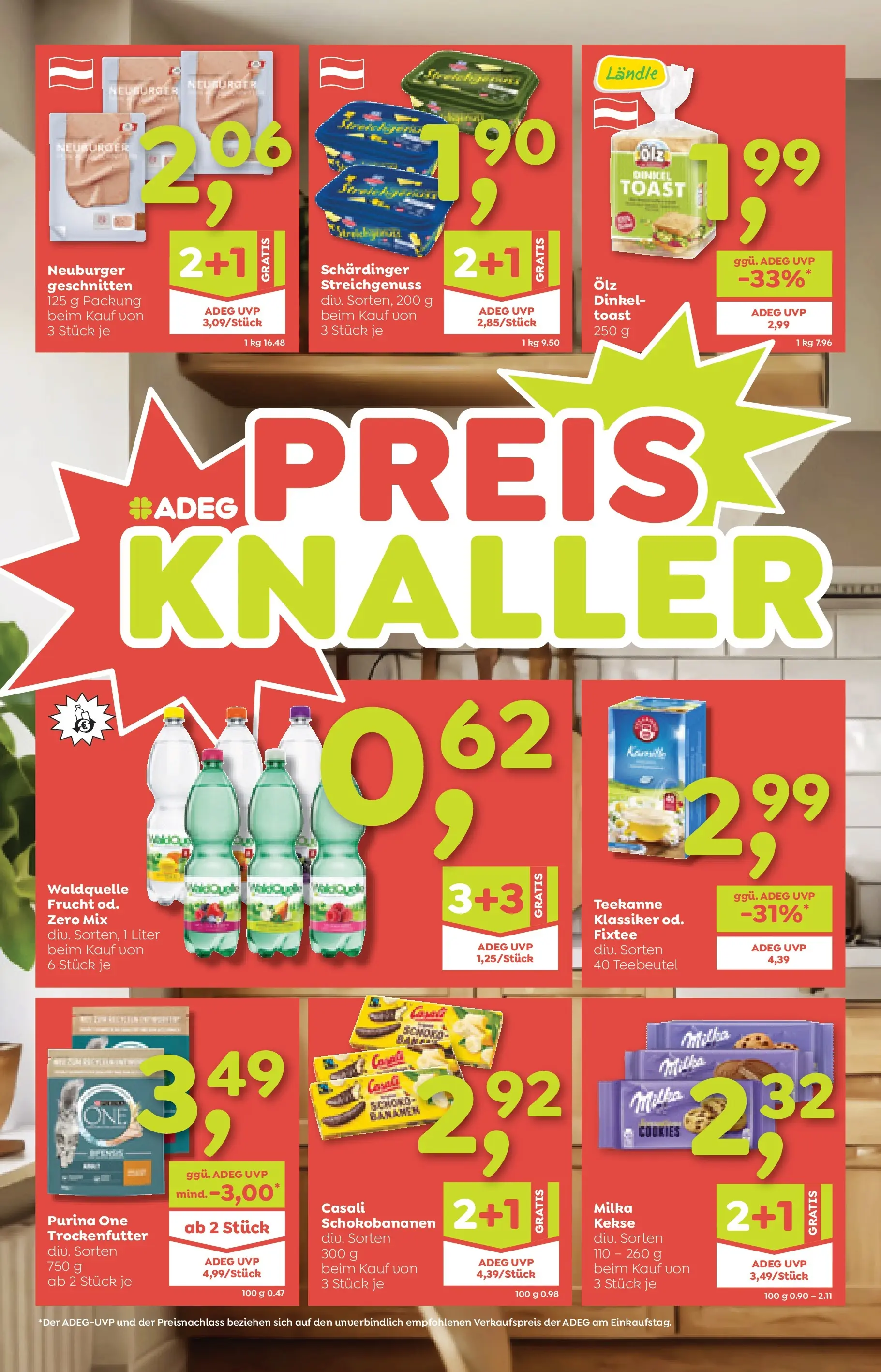 ADEG Sonntag, Laterns von 02.01.2026 - Aktuelle Angebote | Seite: 2 | Produkte: Kekse, Bananen