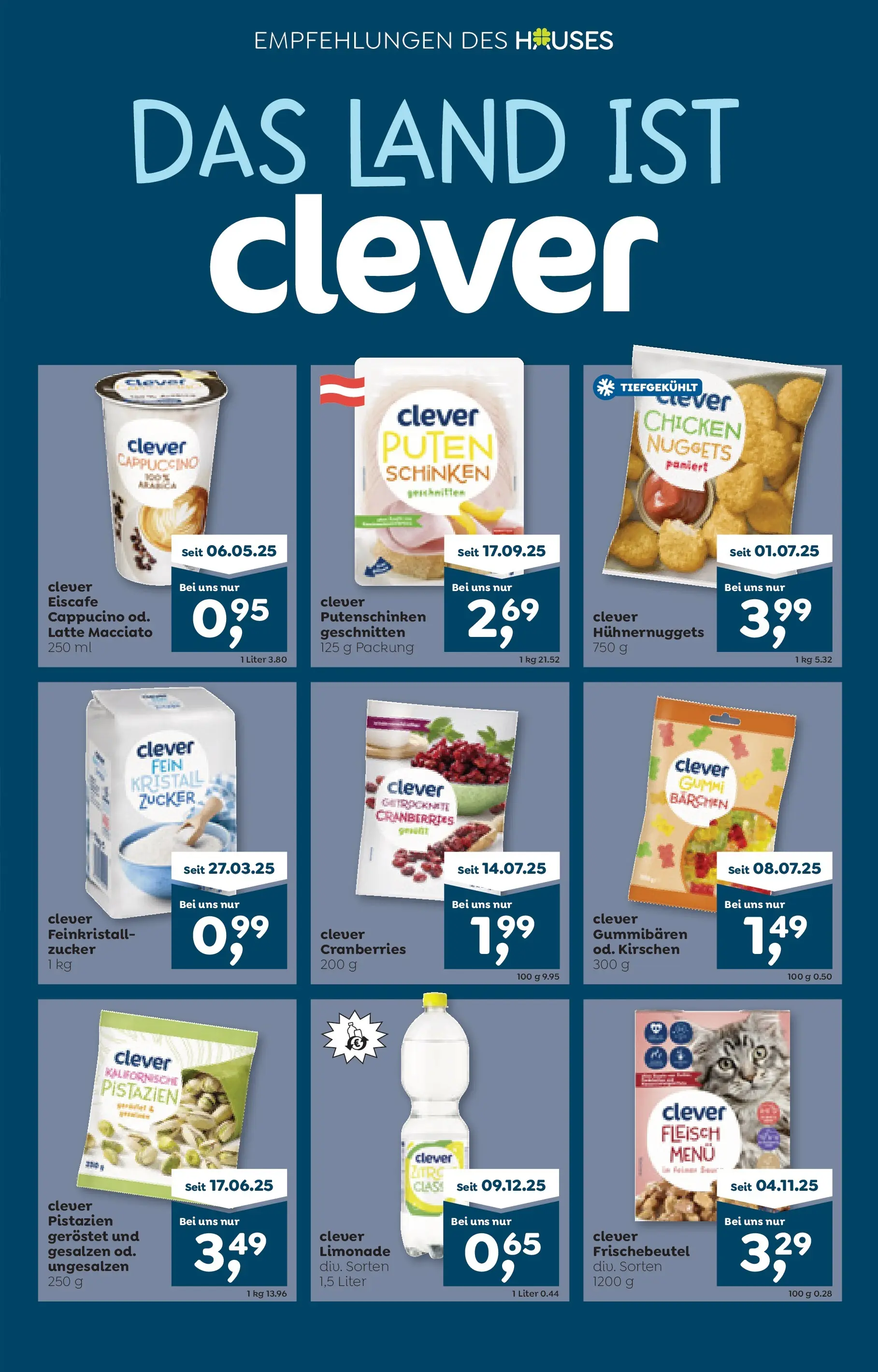 ADEG Wolfurt, Feldkirch von 08.01.2026 - Aktuelle Angebote | Seite: 11 | Produkte: Zucker, Schinken