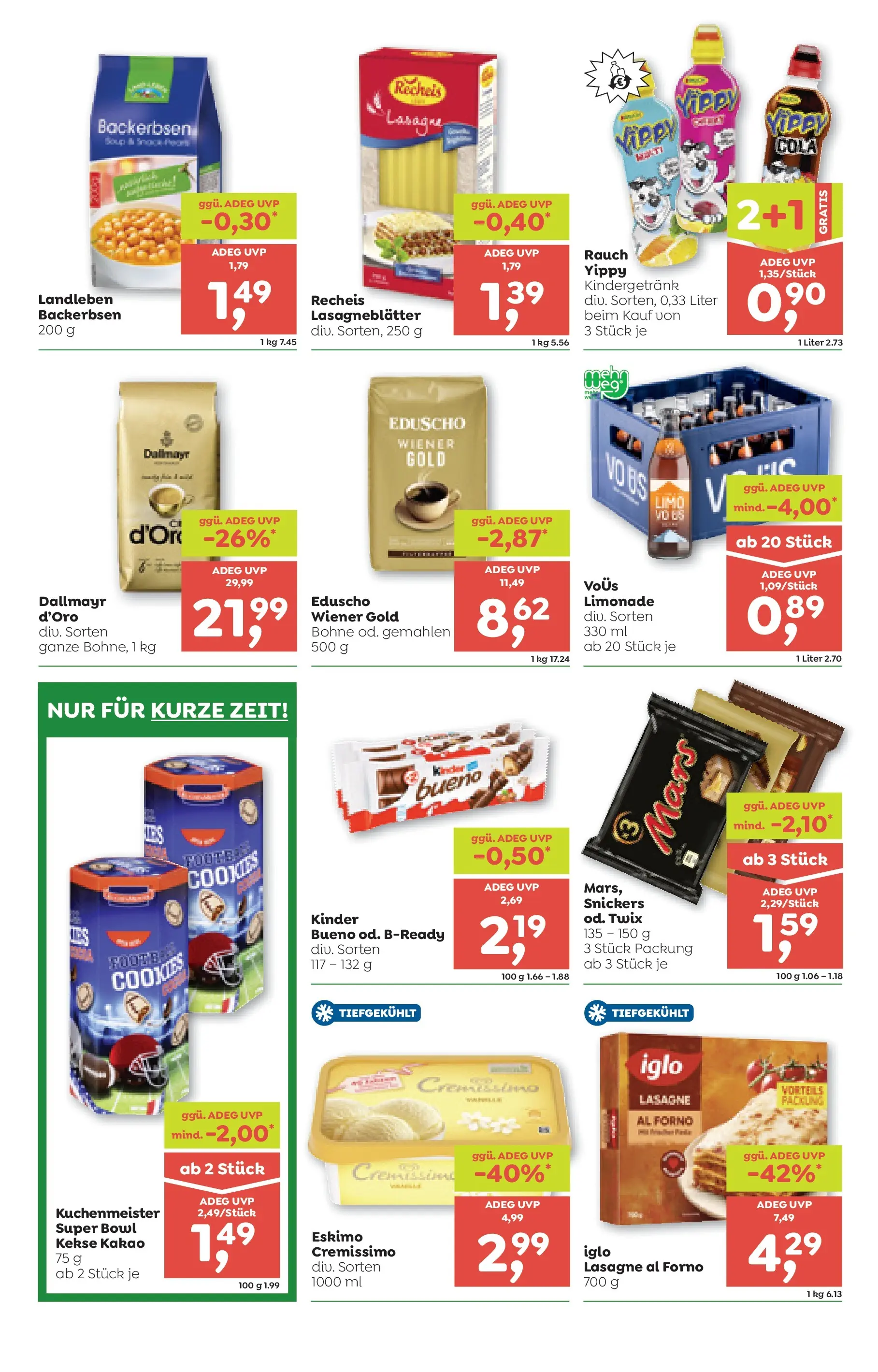 ADEG Wolfurt, Feldkirch von 08.01.2026 - Aktuelle Angebote | Seite: 12 | Produkte: Kekse