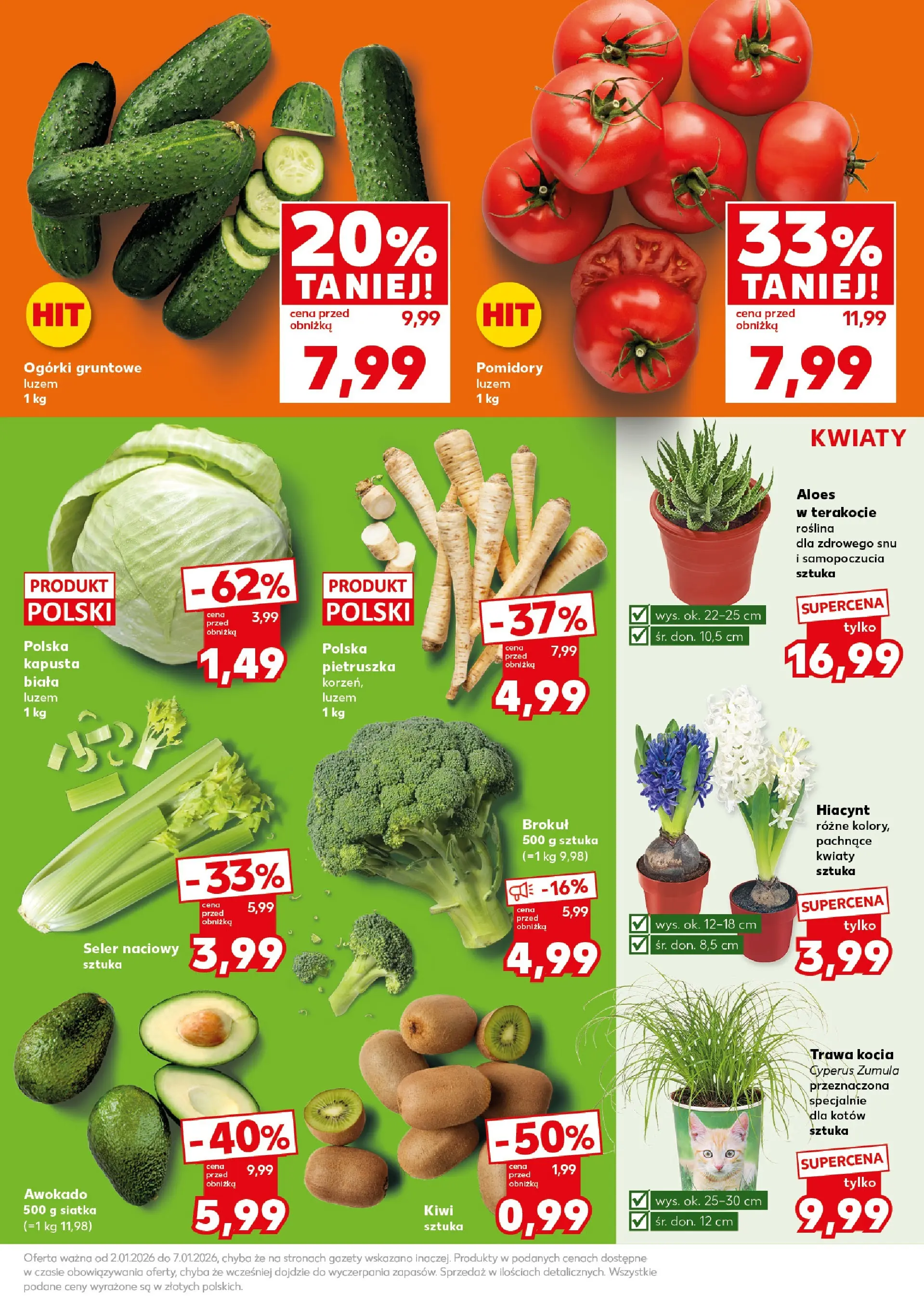 Kaufland - Kaufland Super Weekend ważne do 03.01 od 01.01.2026 - od jutra PDF | Strona: 11 | Produkty: Kapusta, Pietruszka, Seler naciowy, Kwiaty