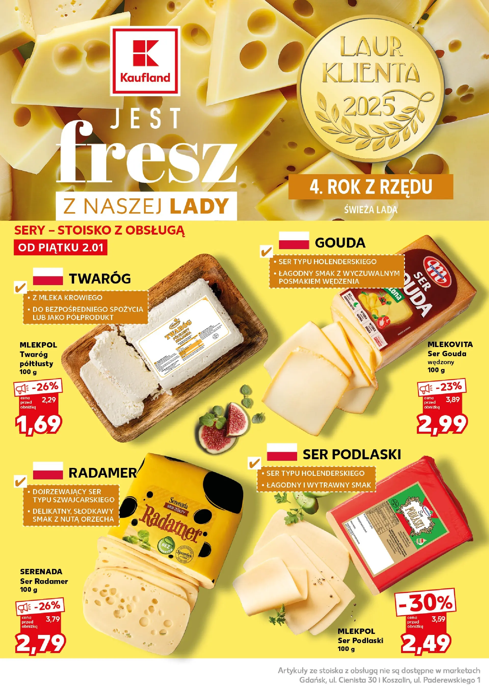 Kaufland - Kaufland Super Weekend ważne do 03.01 od 01.01.2026 - od jutra PDF | Strona: 14 | Produkty: Mleka, Sery, Ser, Twaróg