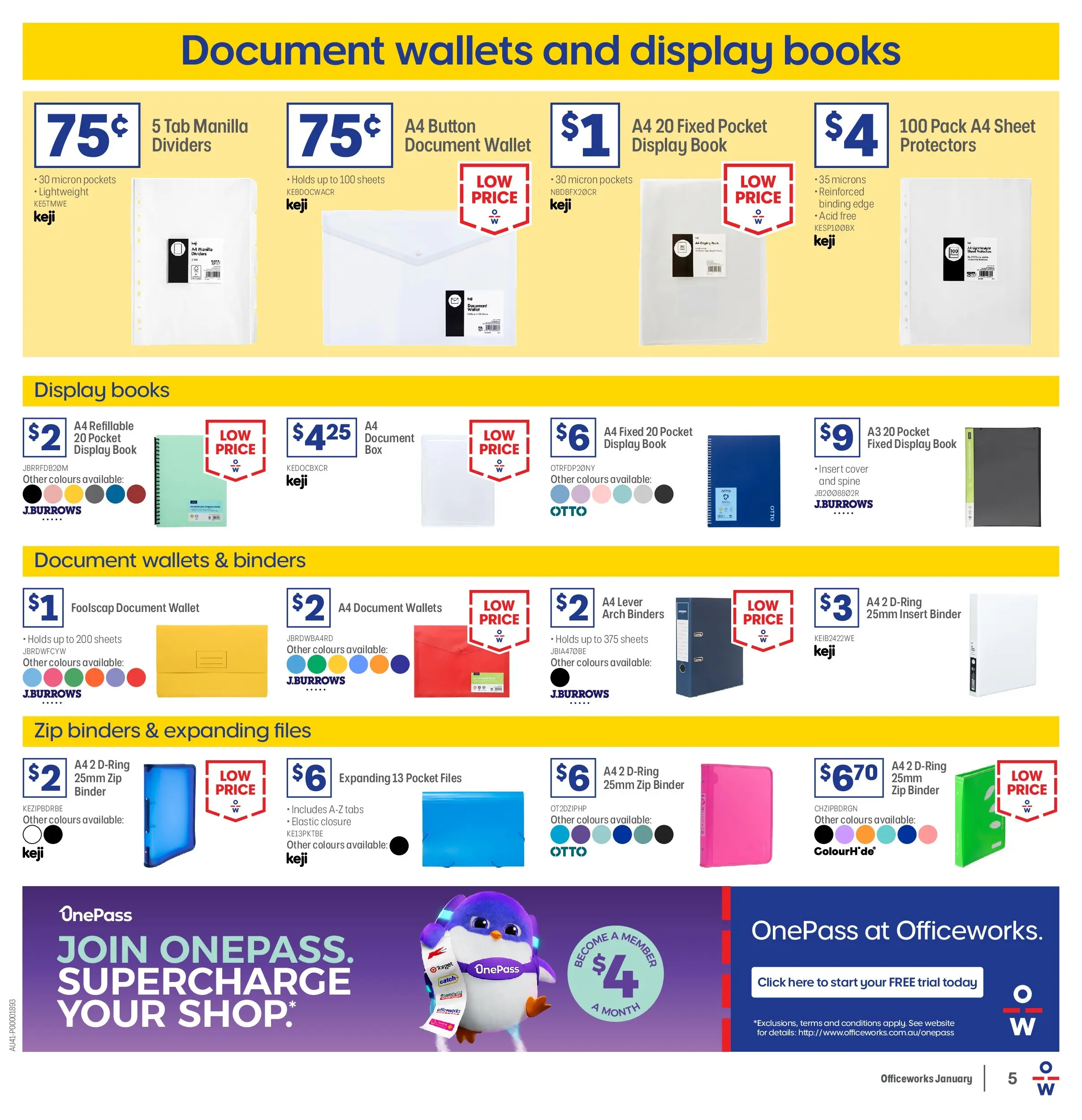 Officeworks - Back to School - 31/12/2025 > weekly / monthly specials | Page: 5 | Products: Wallet