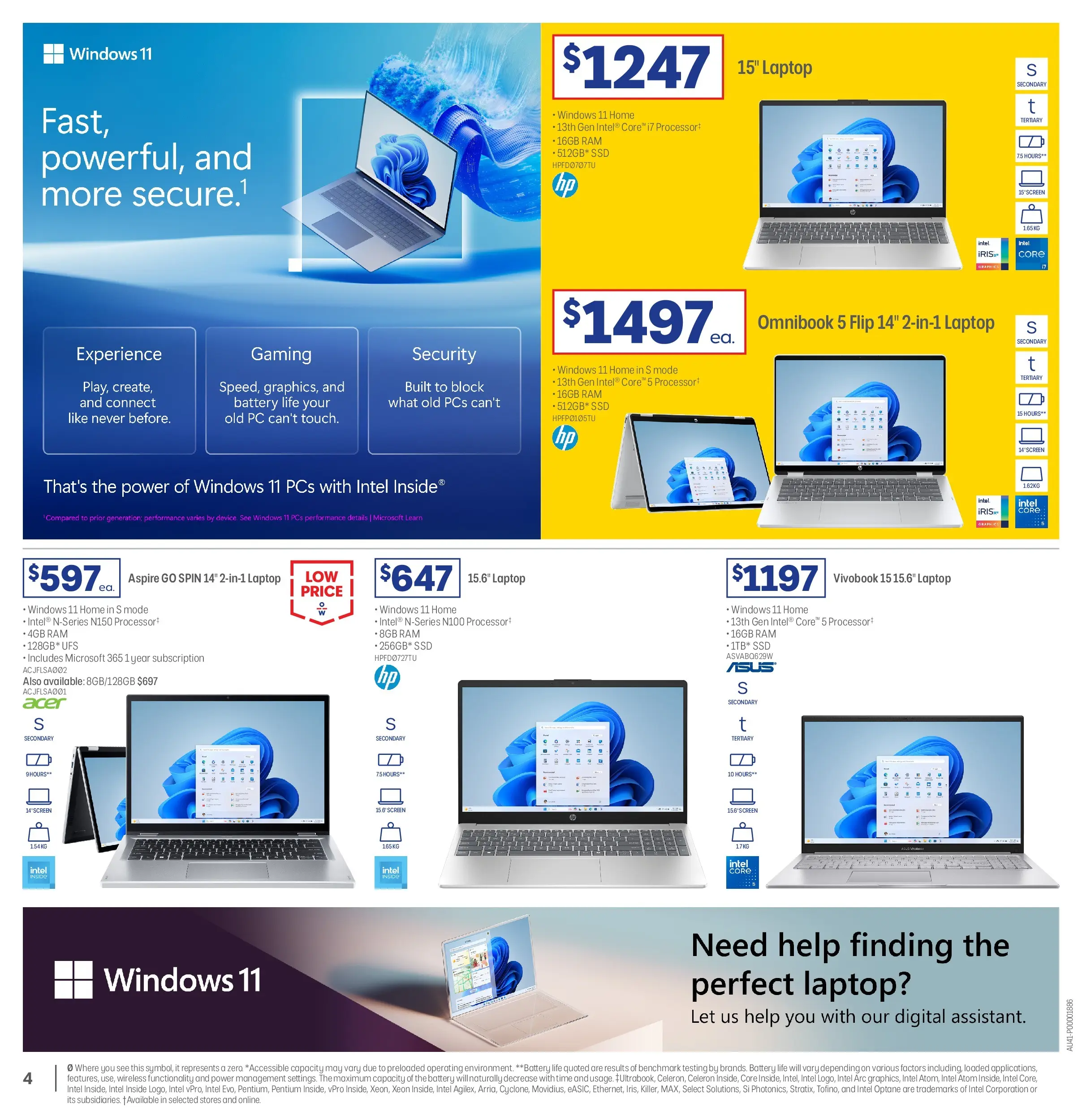 Officeworks - BYOD - 31/12/2025 > weekly / monthly specials | Page: 4 | Products: Battery, Digital, Device, Screen