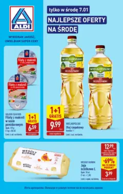 Pogląd oferty "Aldi Gazetka - Tylko w środę" - ważna od 07.01.2026 Pogląd oferty "Aldi Gazetka - Tylko w środę" - ważna od 07.01.2026