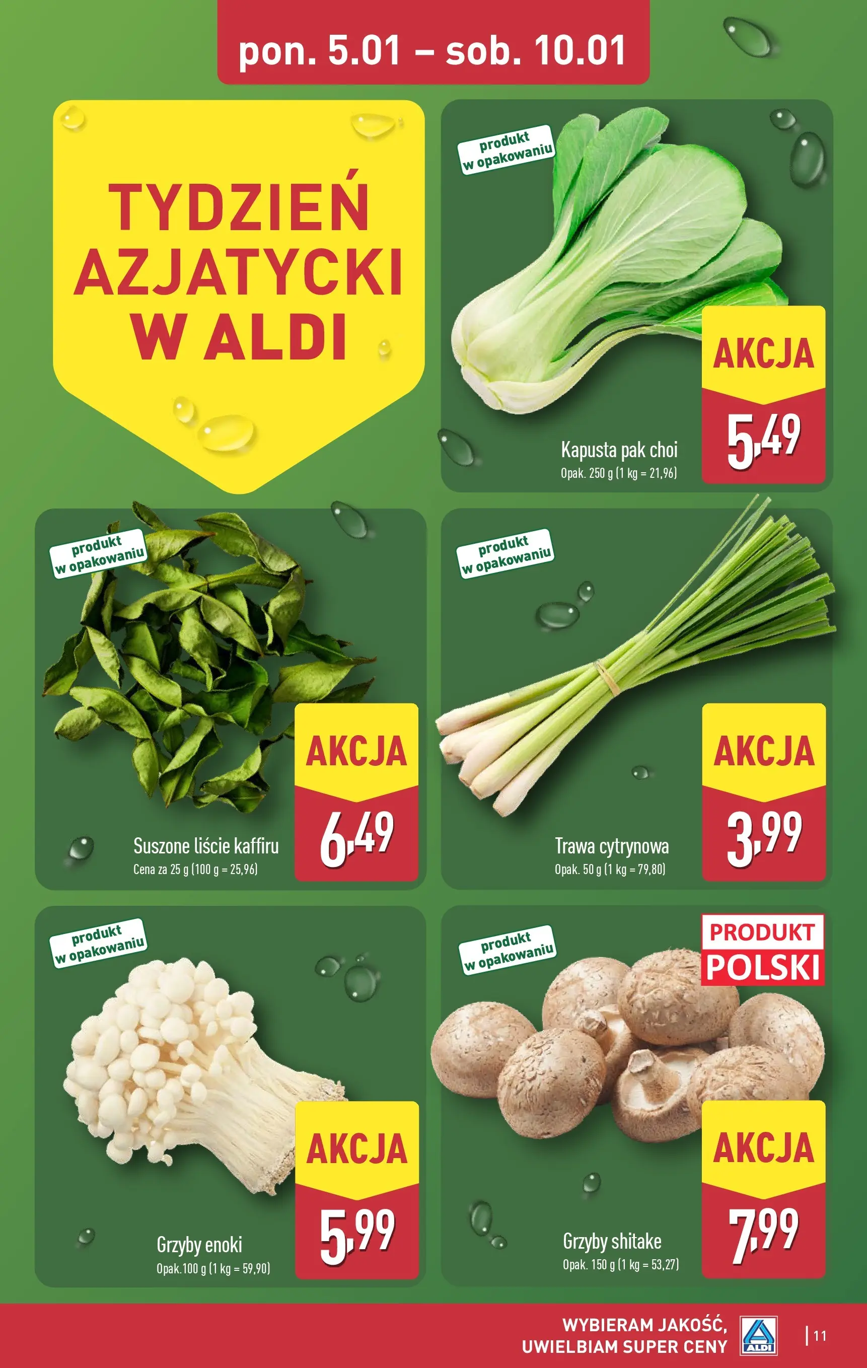Aldi Gazetka - Okazje na weekend od 08.01.2026 - Ulotka PDF, promocje | Strona: 11 | Produkty: Kapusta