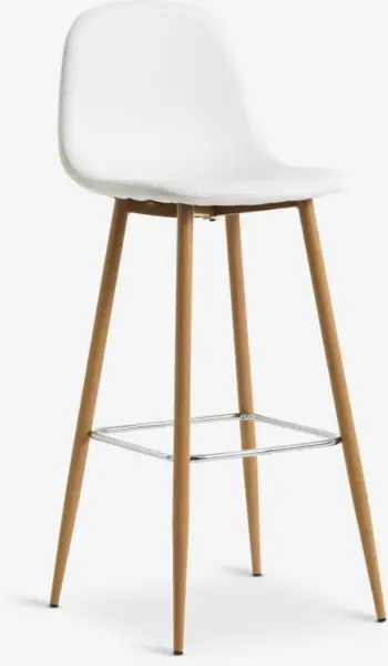 JYSK Scaun bar JONSTRUP alb/stejar natur
