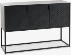 JYSK Bufet VIRUM 3 uși negru