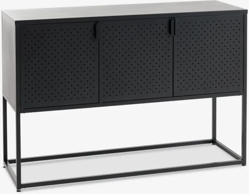 JYSK Bufet VIRUM 3 uși negru