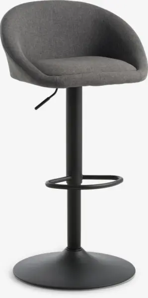 JYSK Scaun bar TAULOV gri/negru