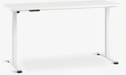 JYSK Birou reglabil SVANEKE 70x140 alb
