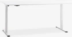 JYSK Birou reglabil SVANEKE 80x160 alb